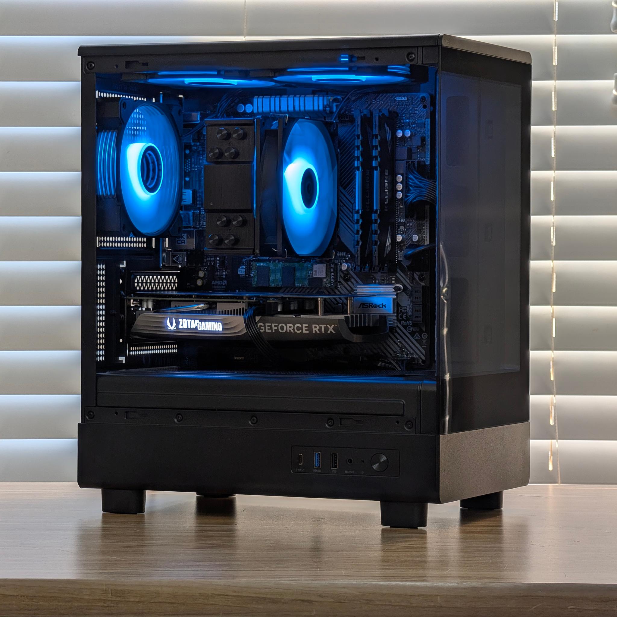 💙🖤Ryzen 7 3700x | RTX 4060 | 32GB DDR4 | 1TB SSD | Gaming PC🖤💙