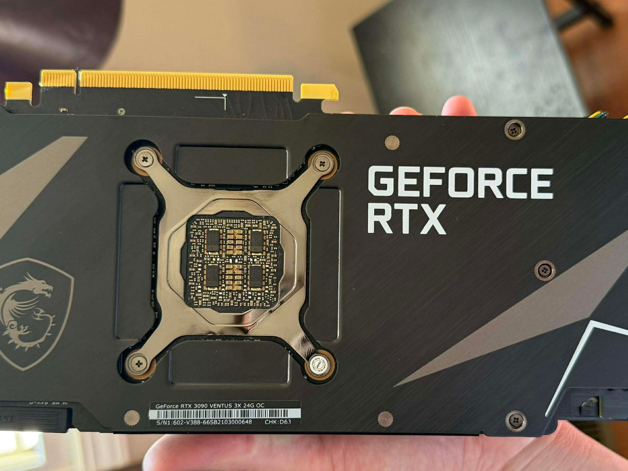 MSI GeForce RTX 3090 VENTUS 3X 24G OC