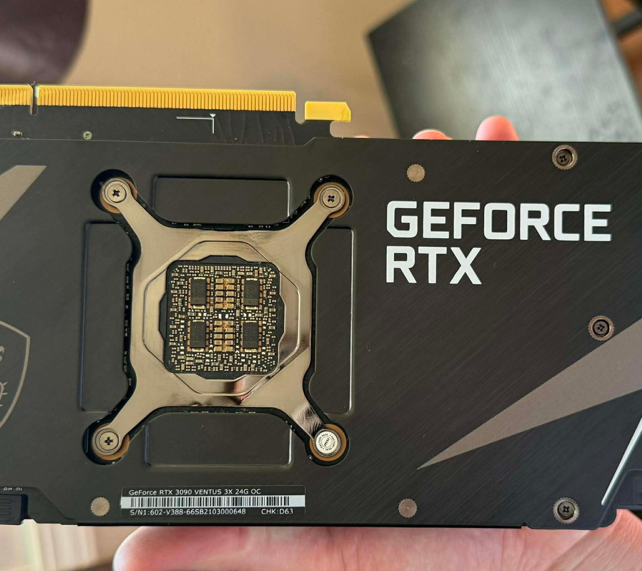MSI GeForce RTX 3090 VENTUS 3X 24G OC