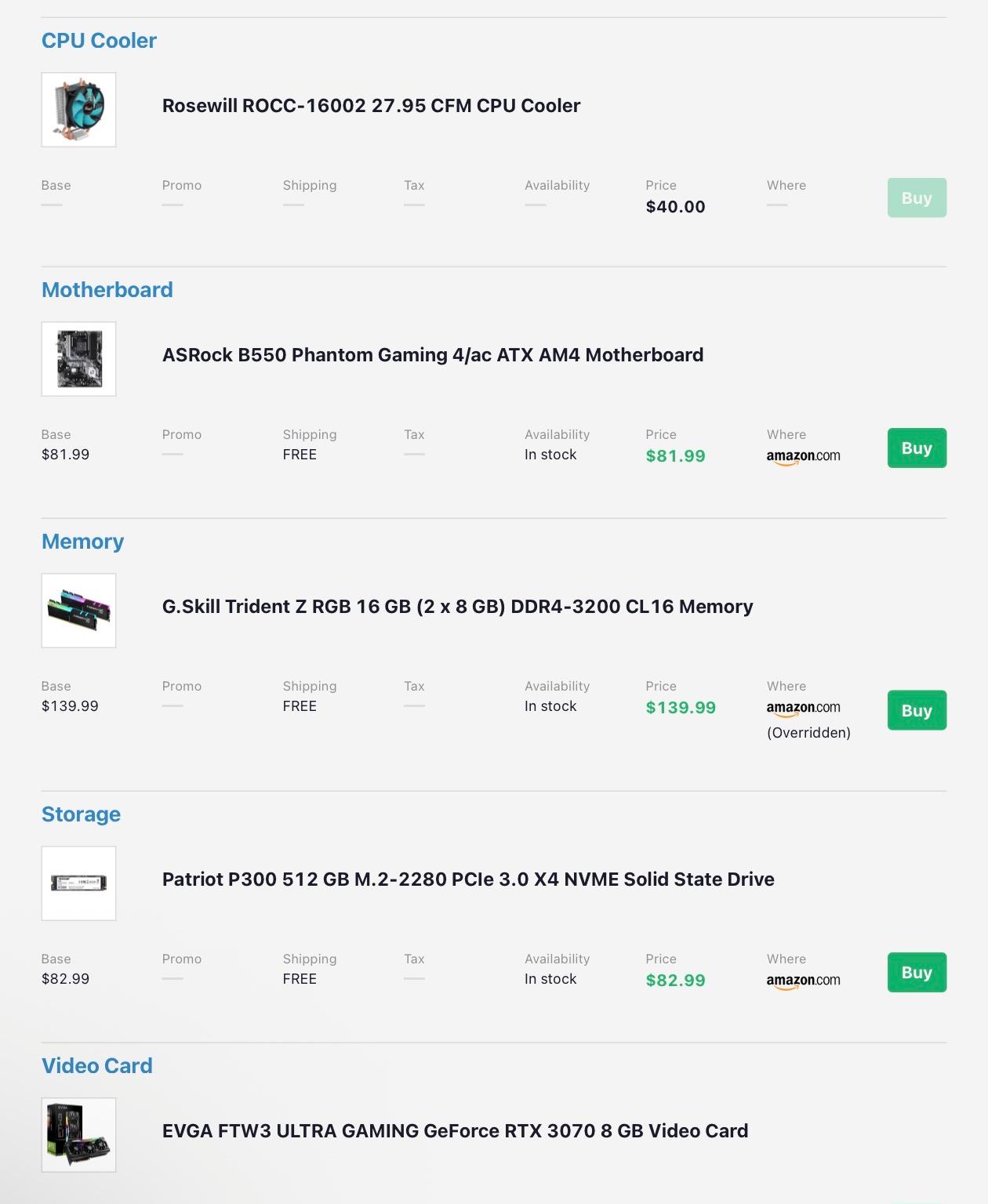 GeForce RTX 3070 Custom Gaming PC - Ryzen 5 5500