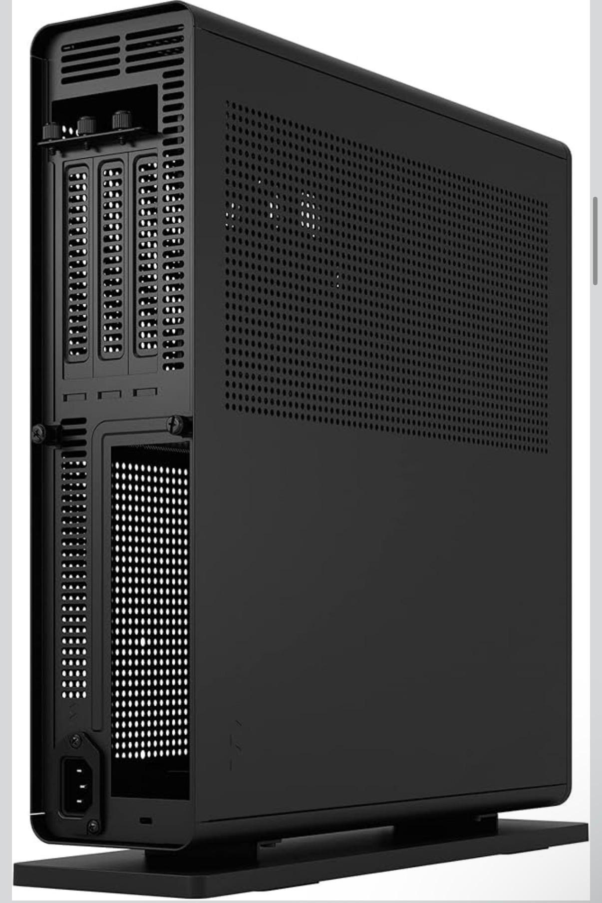 Fractal Design Ridge Black - PCIe 4.0 Riser Card Included - 2X 140mm PWM Aspect Fans Included