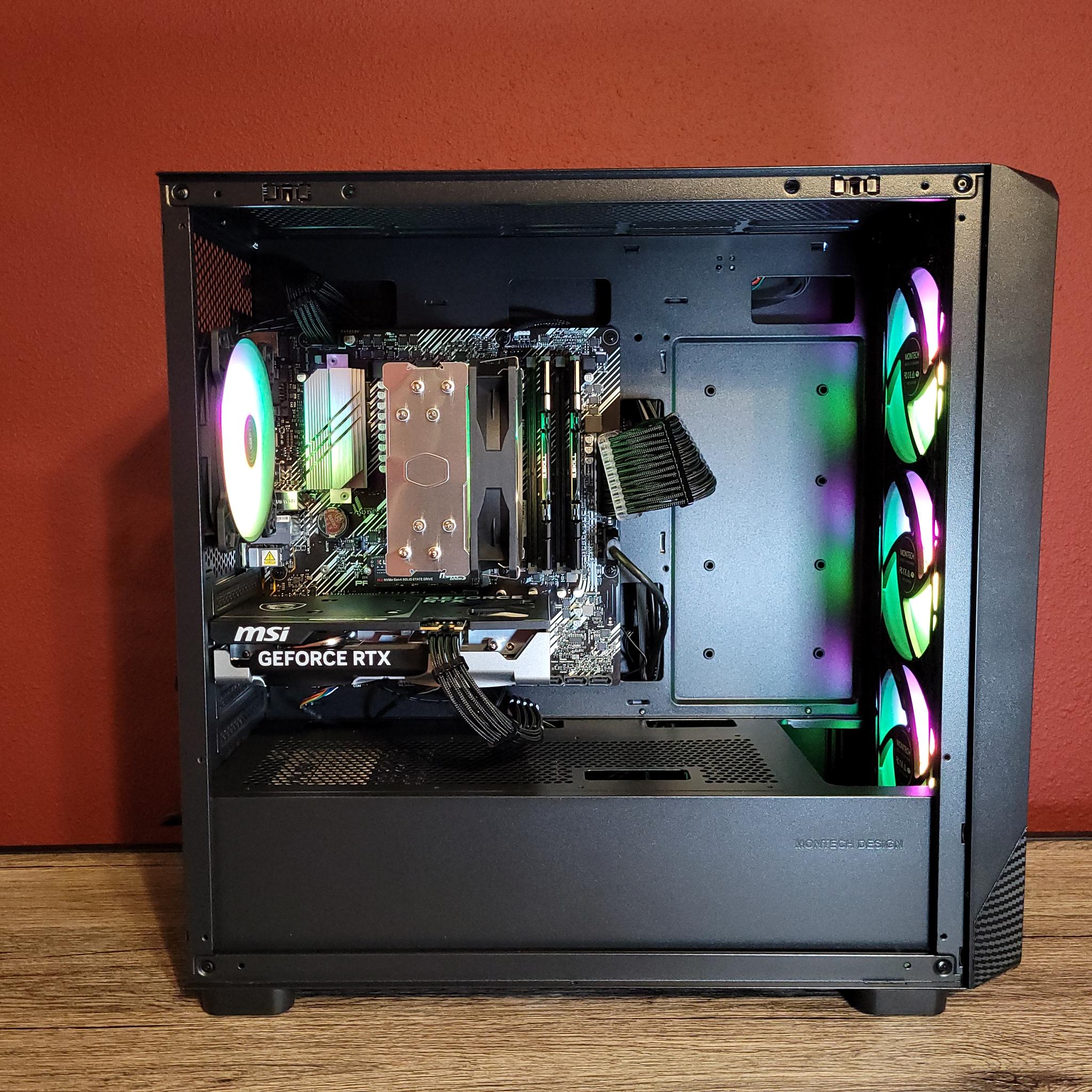 RTX 5050 Gaming PC (Ryzen 5 3600 | 32GB RAM | 1TB SSD | Wifi6 + BT)