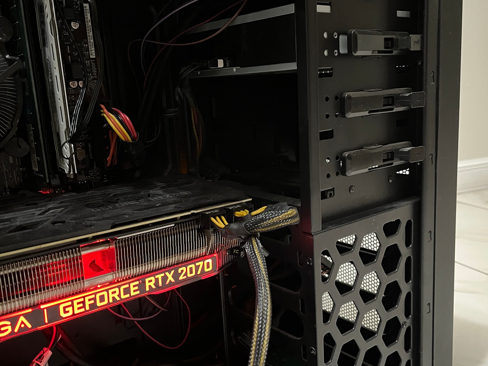 NVIDIA RTX 2070, Intel i7-7700, 16GB RAM, 3.1TB Storage - Gaming PC w/Wi-Fi, BT