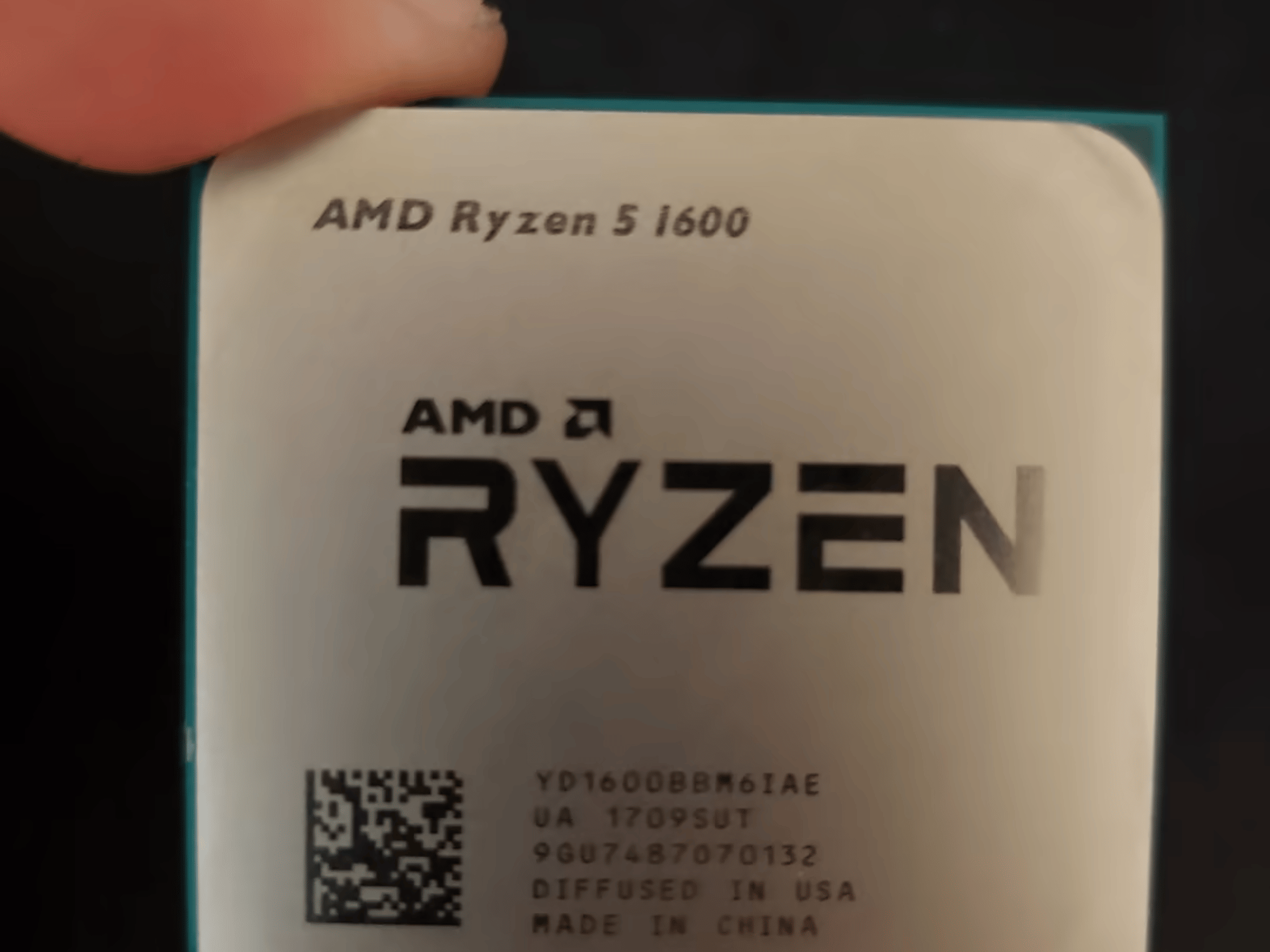 Used Ryzen 5 1600 AM4 6 Core processor