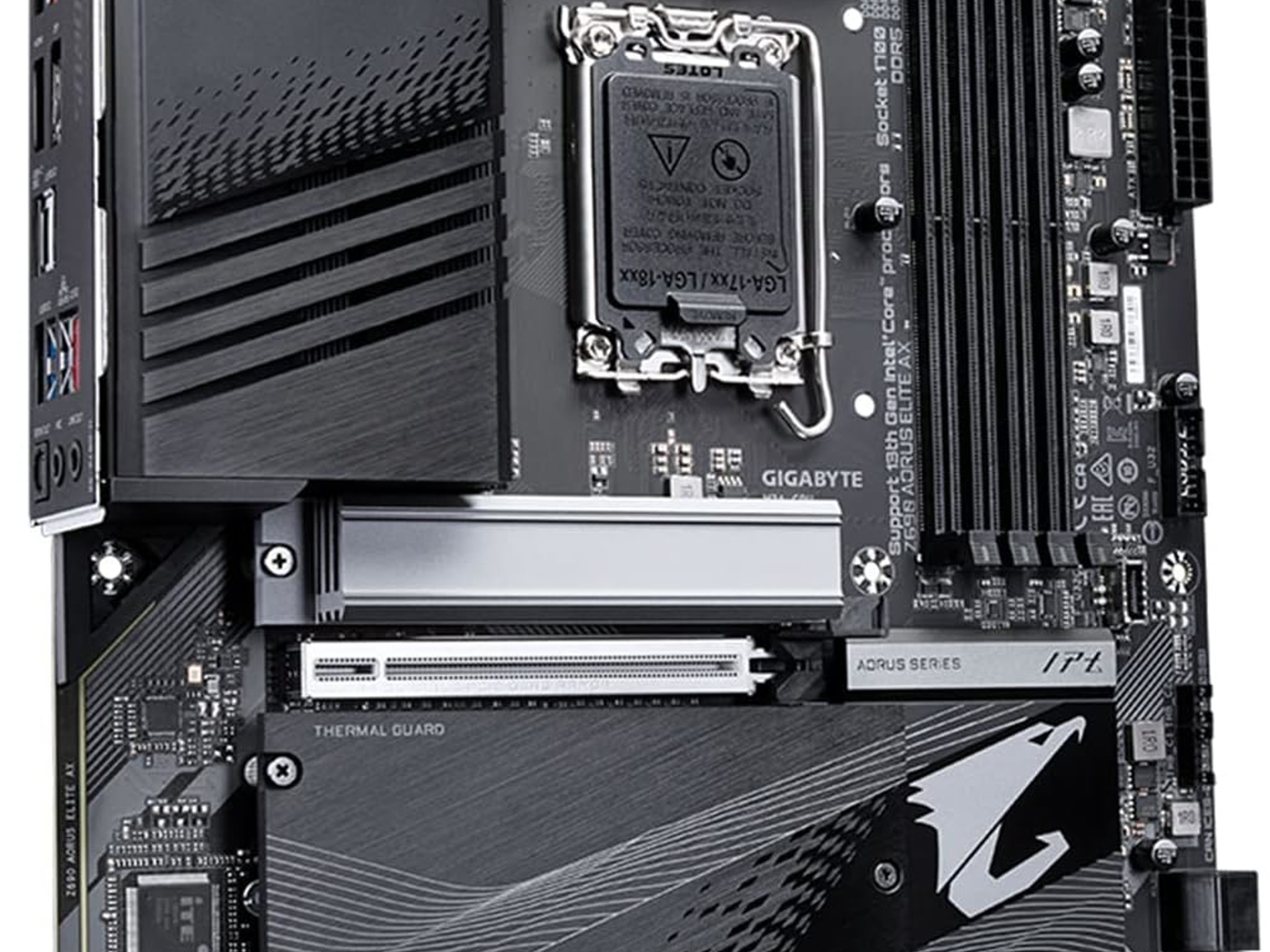 GIGABYTE Z690 AORUS Elite AX LGA 1700/ Intel Z690/ DDR5/ Quad M.2/ PCIe 5.0/WiFi 6/