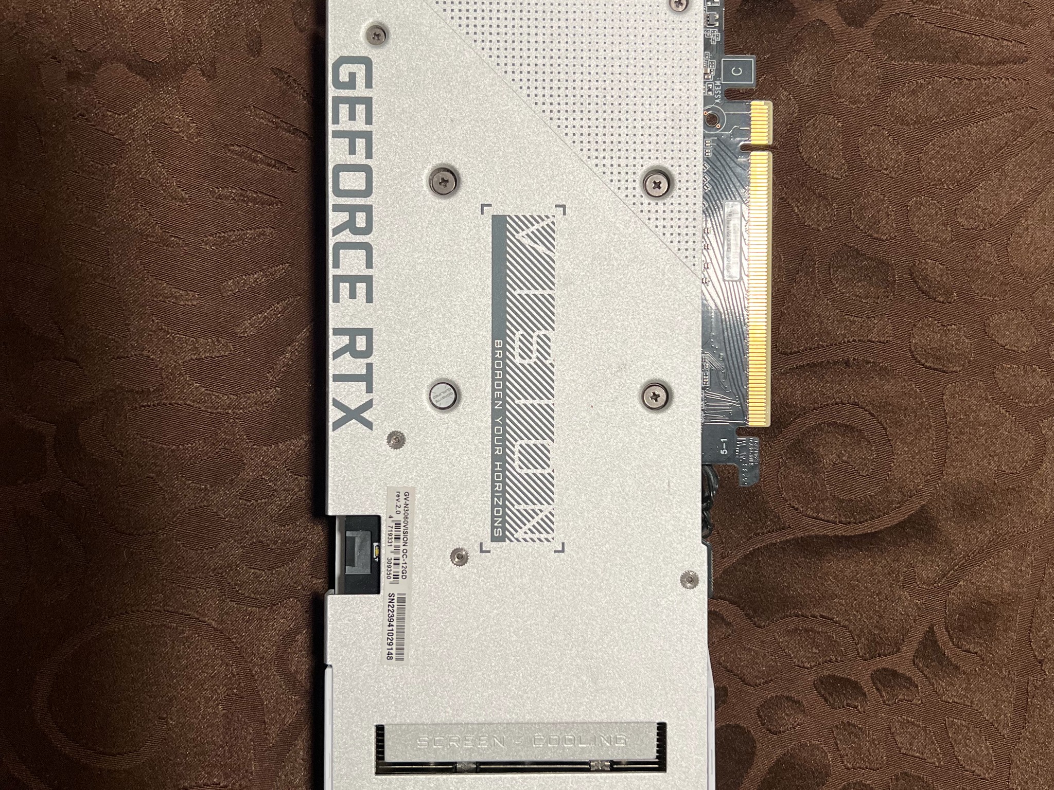 GIGABYTE GeForce RTX 3060 VISION OC 12G Graphics Card