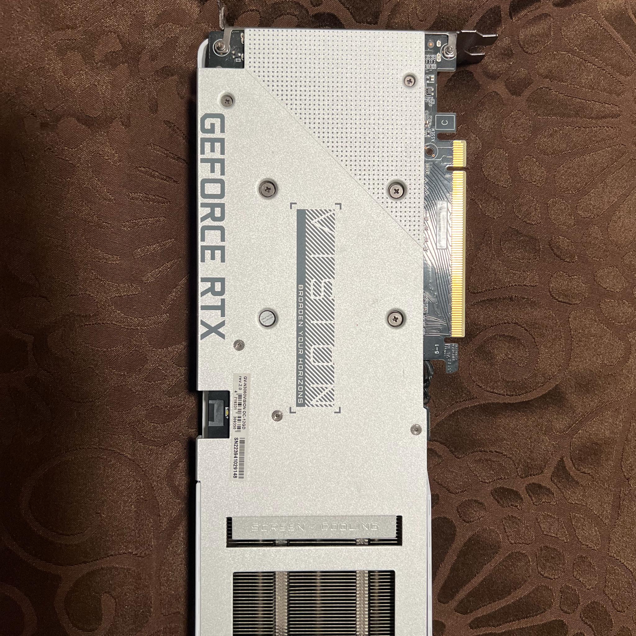 GIGABYTE GeForce RTX 3060 VISION OC 12G Graphics Card