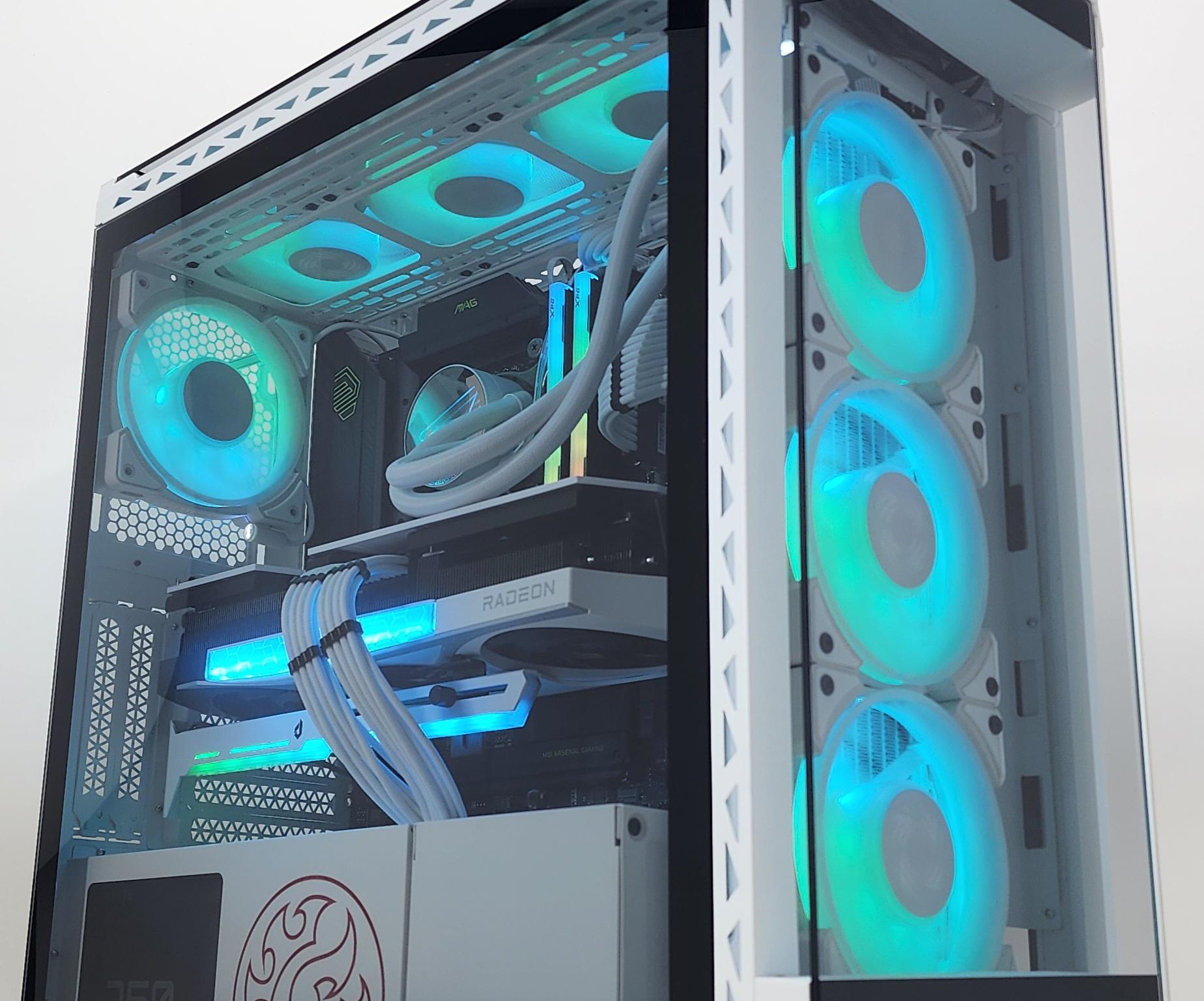 Gaming PC Ultra 7 265F 32GB RAM 2TB SSD RX 9070 XT 16GB Windows 11 Computer