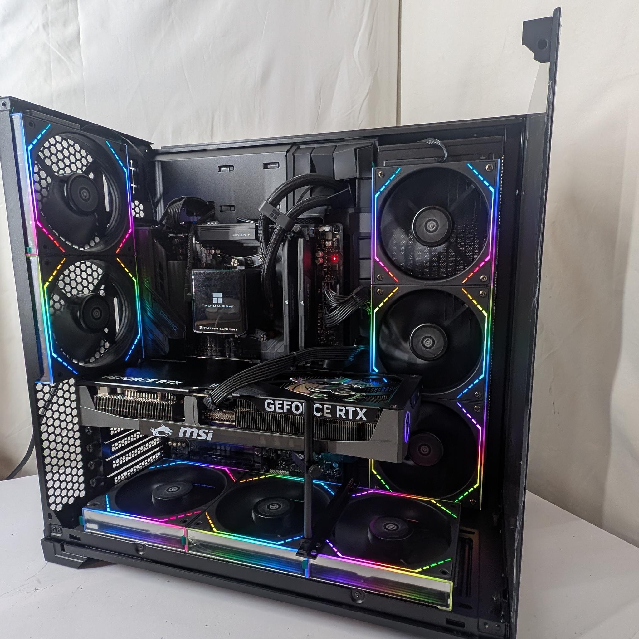 RTX 5080 | RYZEN 7 9800x3d | 64GB DDR5 | 2TB NVME | X870 MOTHERBOARD | lian li o11