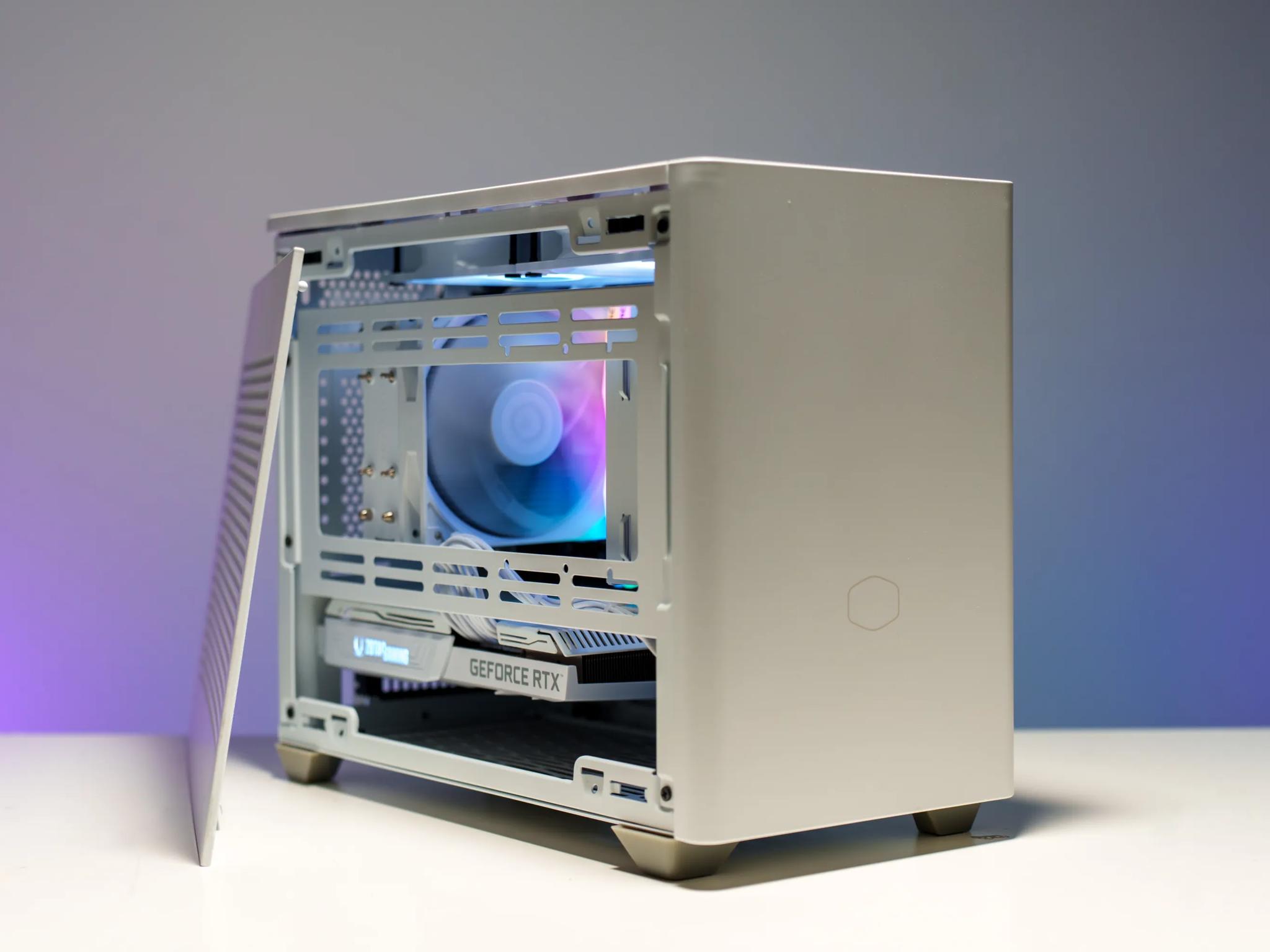 All White Mini-ITX Gaming PC | AMD Ryzen 7 5700x | RTX 3070 | 16GB DDR4 | 1TB M.2 | ARGB