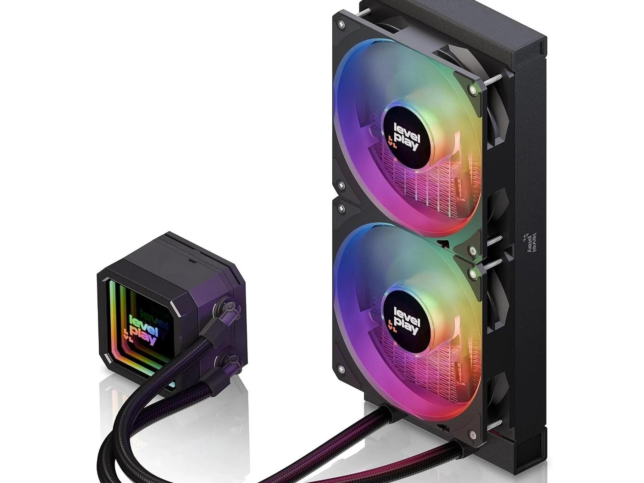 Levelplay Combat CL240 AIO Liquid Cooler- BLACK (NEW)
