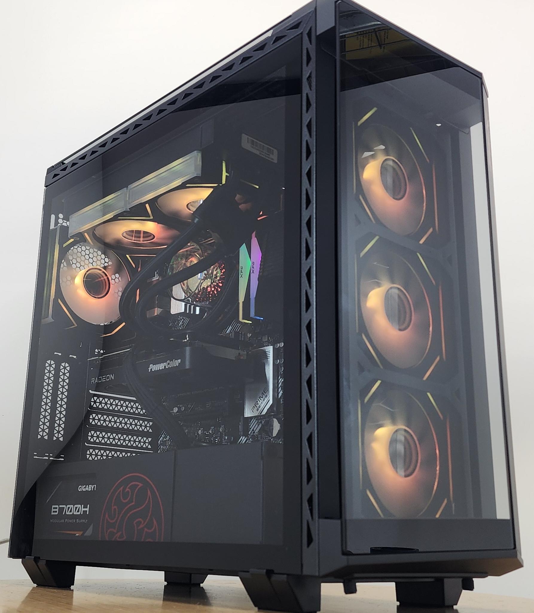 Gaming PC Ryzen 7 5700X 16GB RAM 1TB SSD 9060 XT 16GB Windows 11 Computer