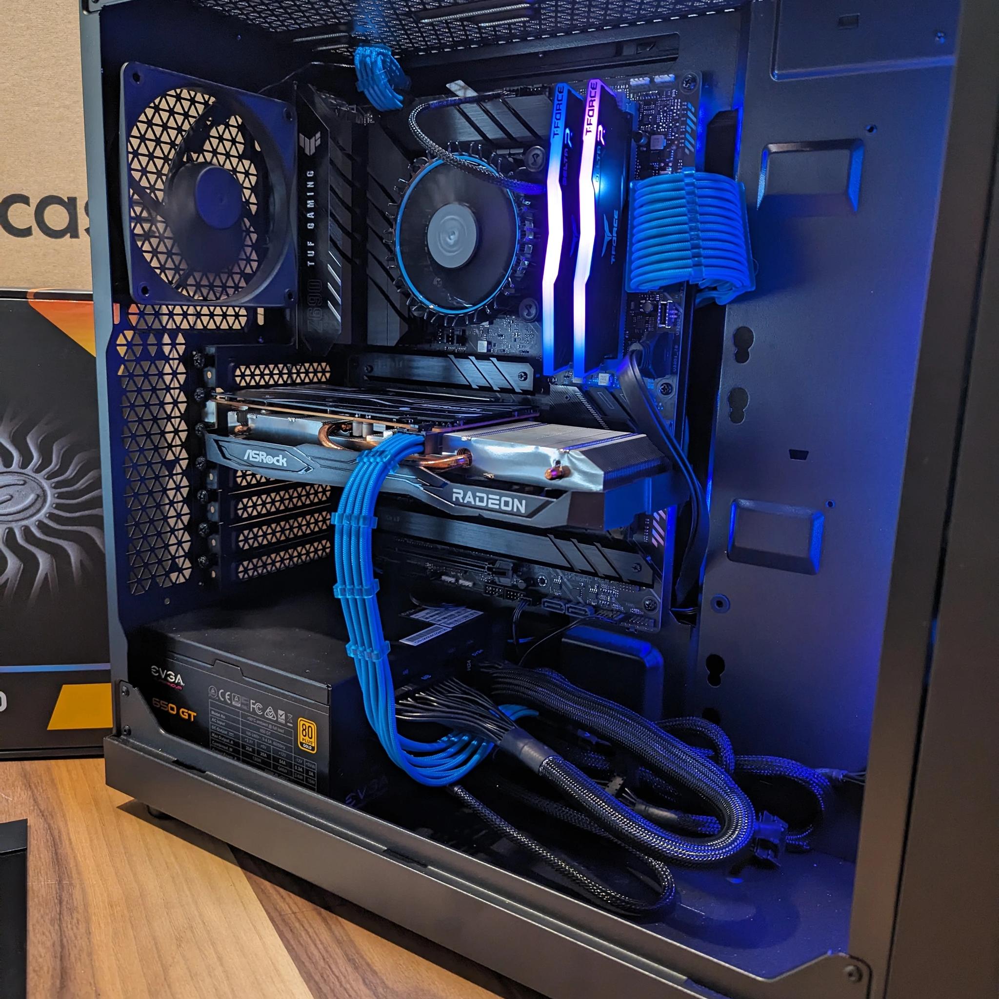Entry Level RGB Budget Gaming PC - Brand New - Intel i3 13100 / Radeon RX6600 / 16GB RAM / 1TB SSD