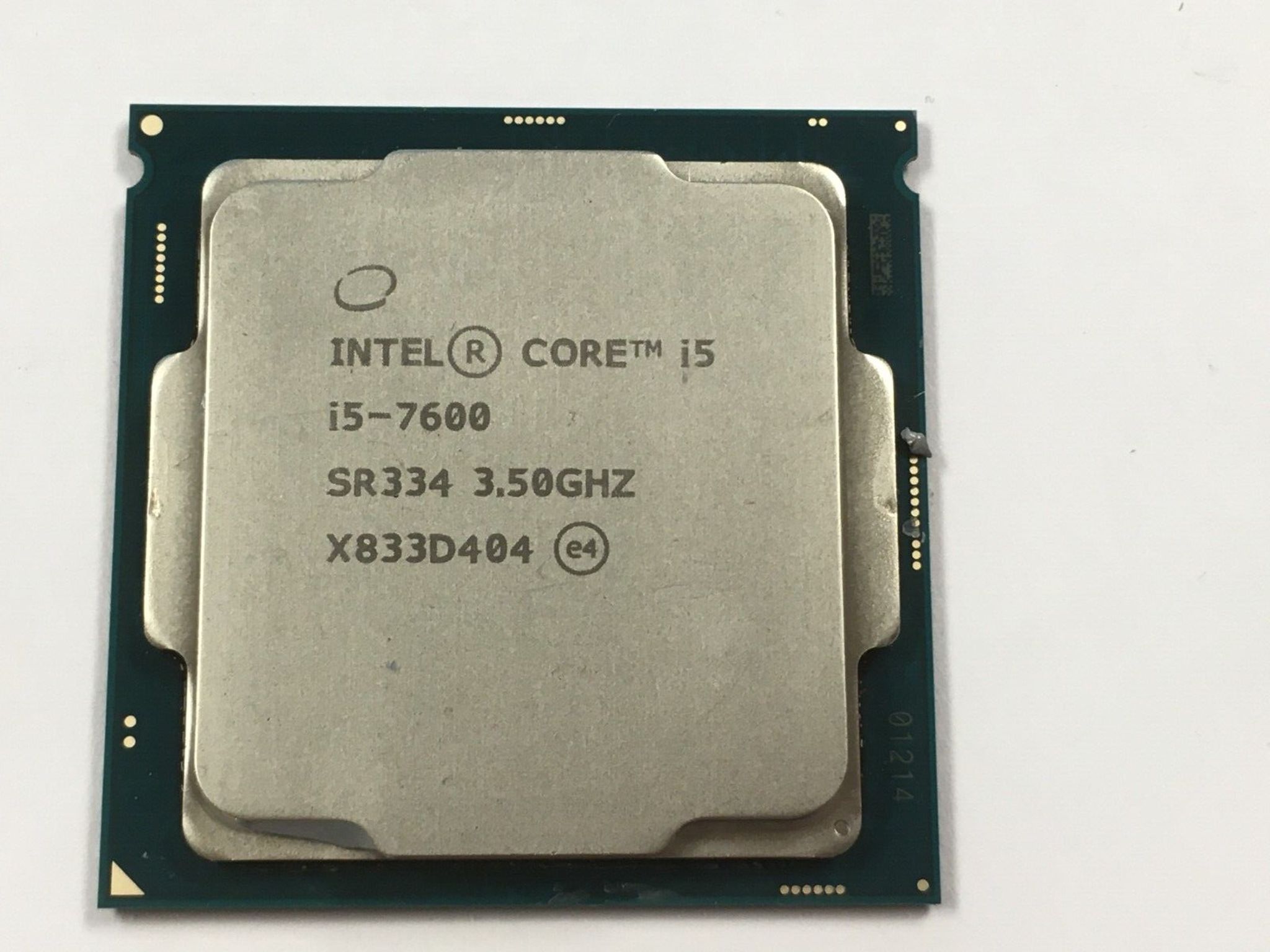 Intel Core i5-7600 3.5GHz Quad-Core Processor SR334 LGA1151