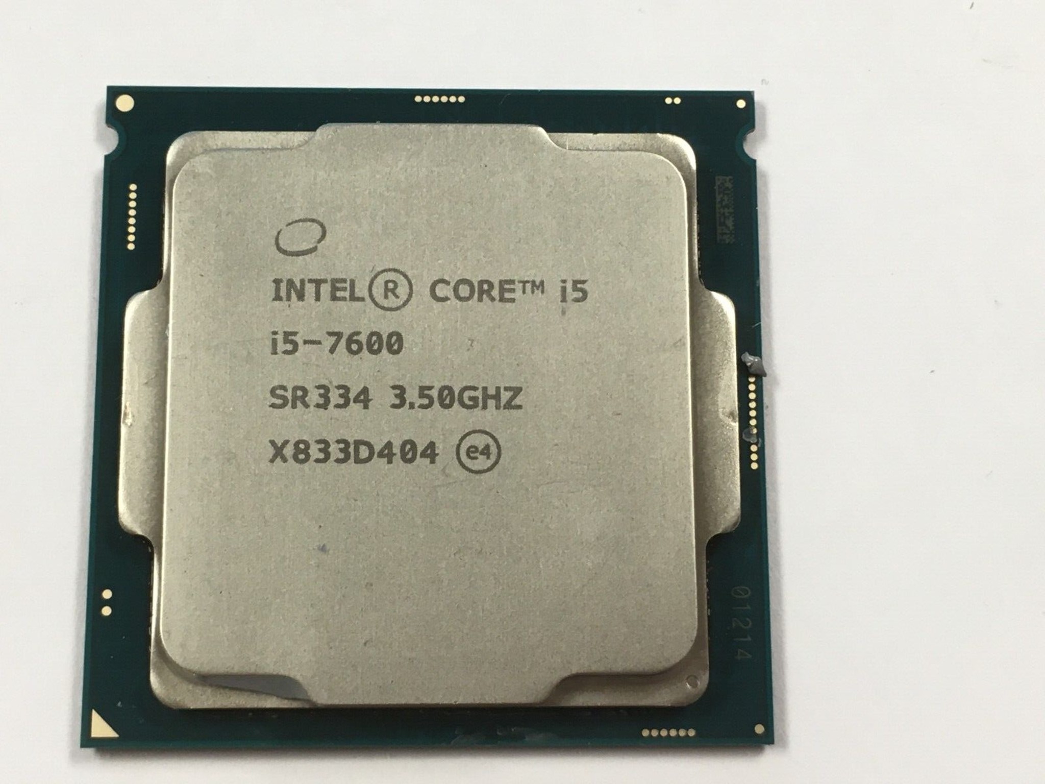 Intel Core i5-7600 3.5GHz Quad-Core Processor SR334 LGA1151