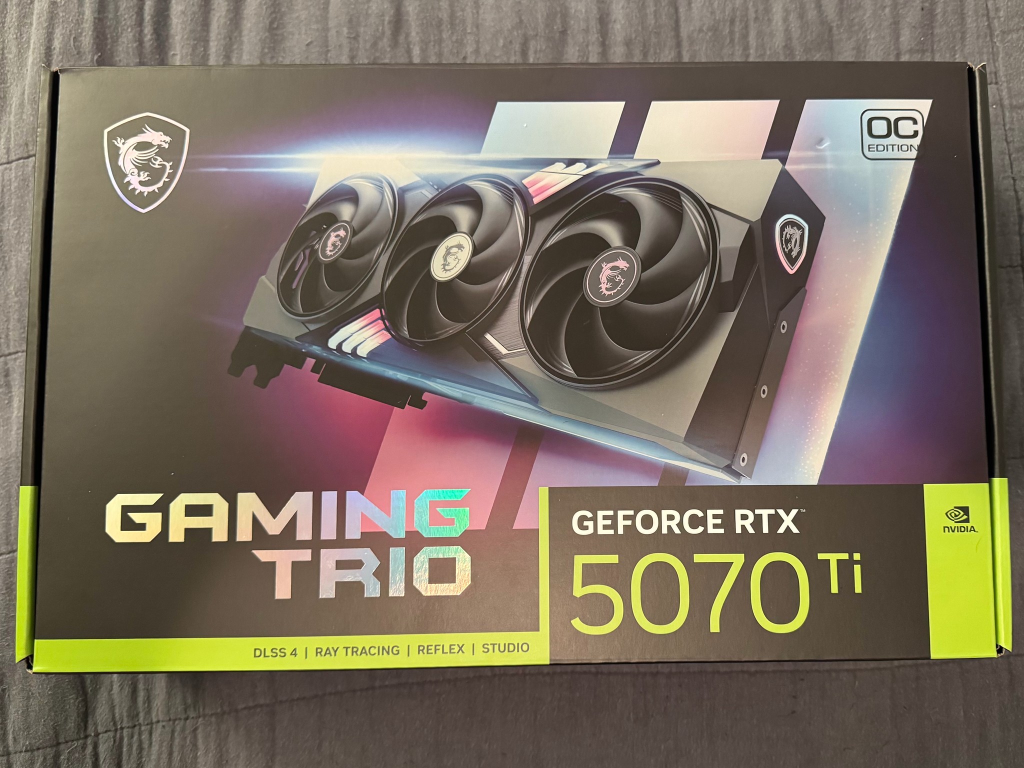 MSI GeForce RTX 5070 Ti 16G GAMING TRIO OC PLUS