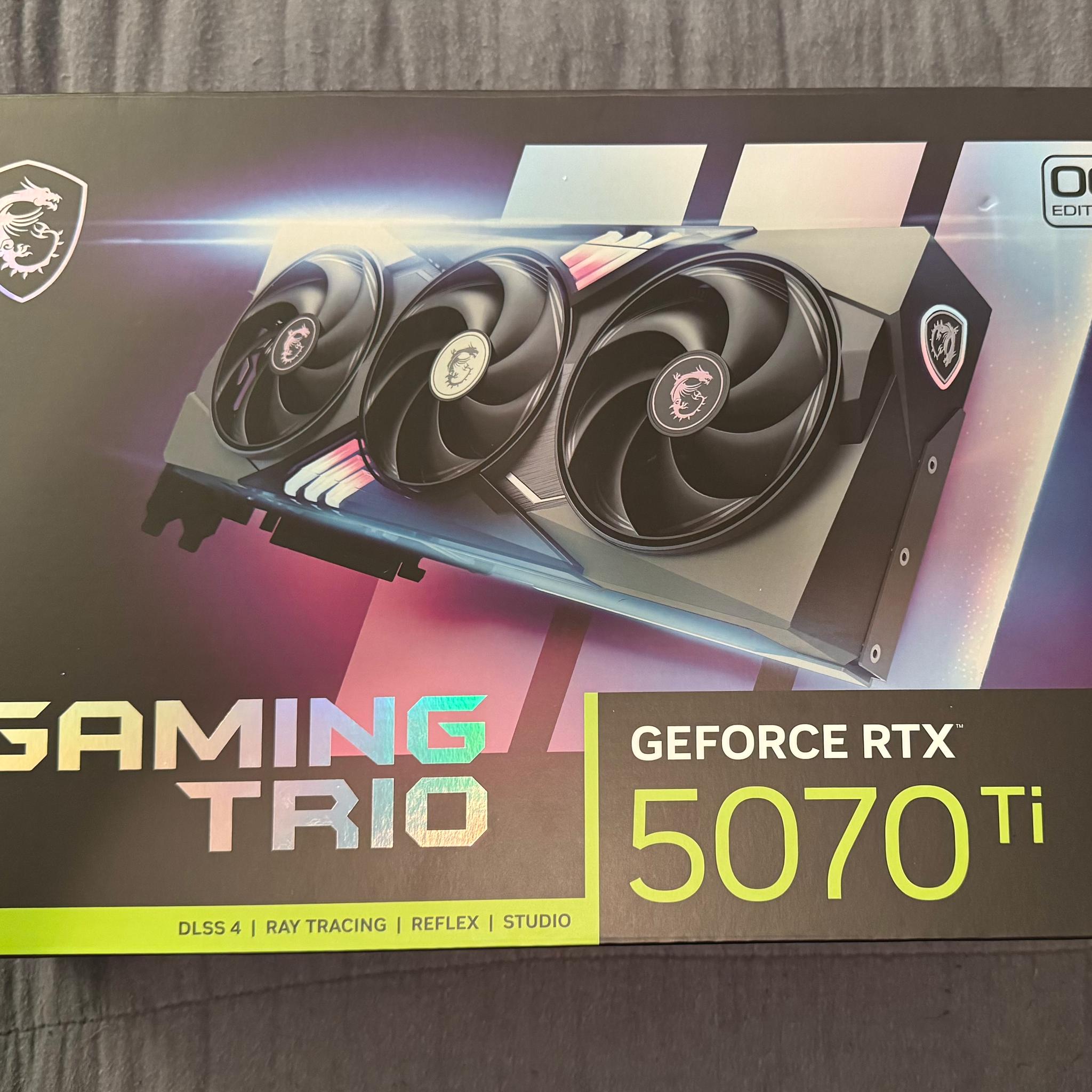 MSI GeForce RTX 5070 Ti 16G GAMING TRIO OC PLUS