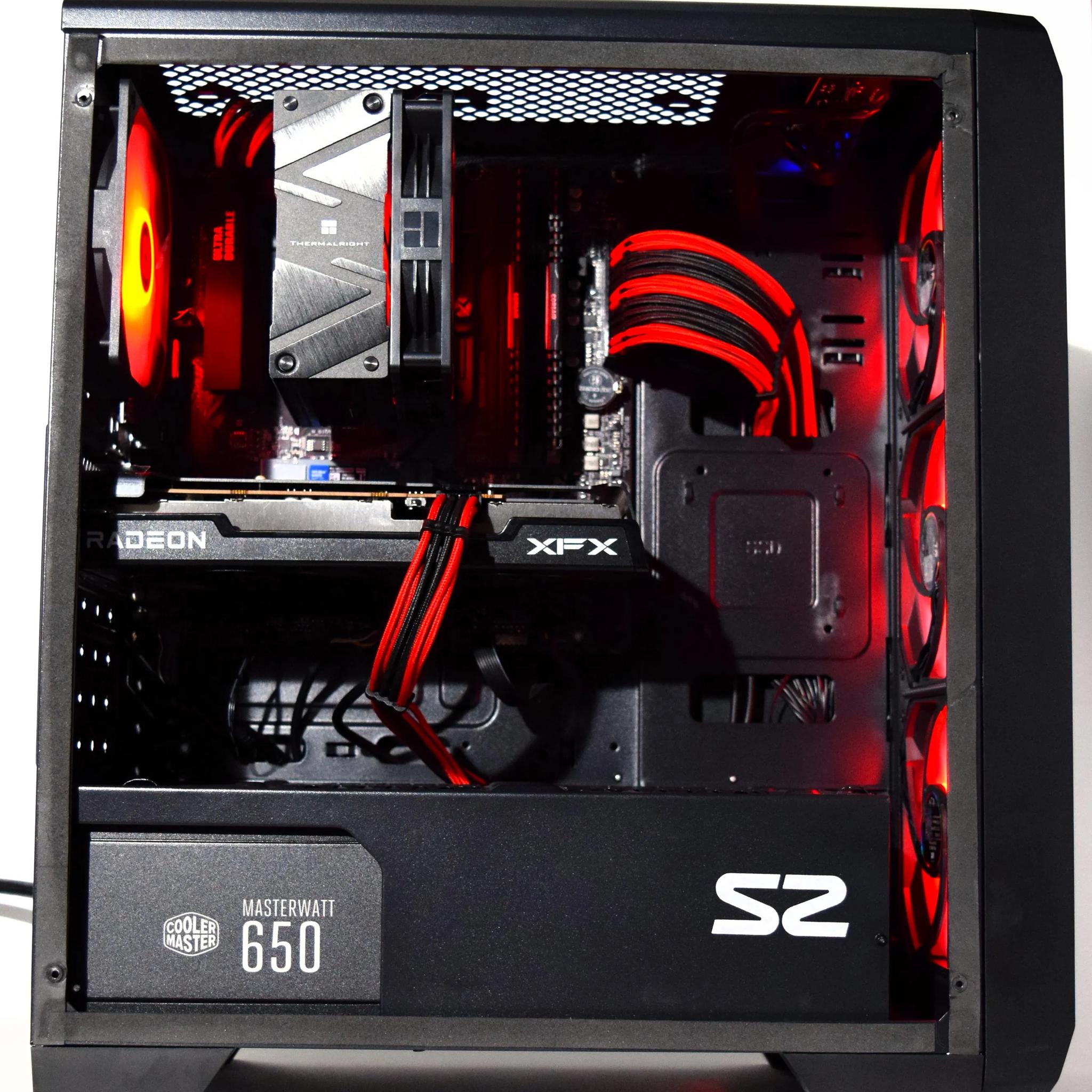 On Sale! Custom Made Gaming PC, Ryzen 5 5600X - XFX RX 6600, 16gb 3200/MT RAM, 512 Gb NVME