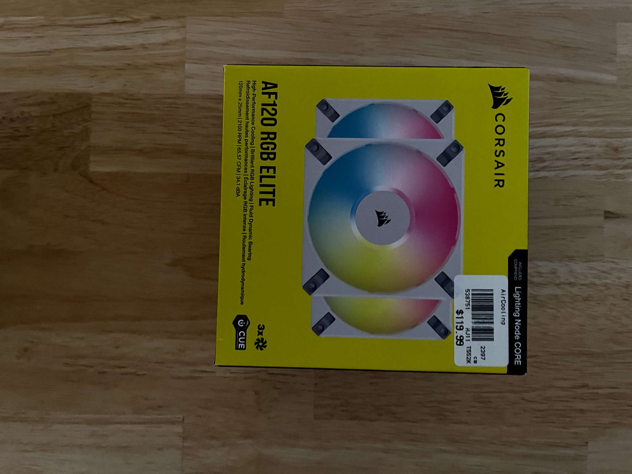 **WHITE** Corsair iCue H150i RGB Elite | AF120 RGB Elite fan 3-pack