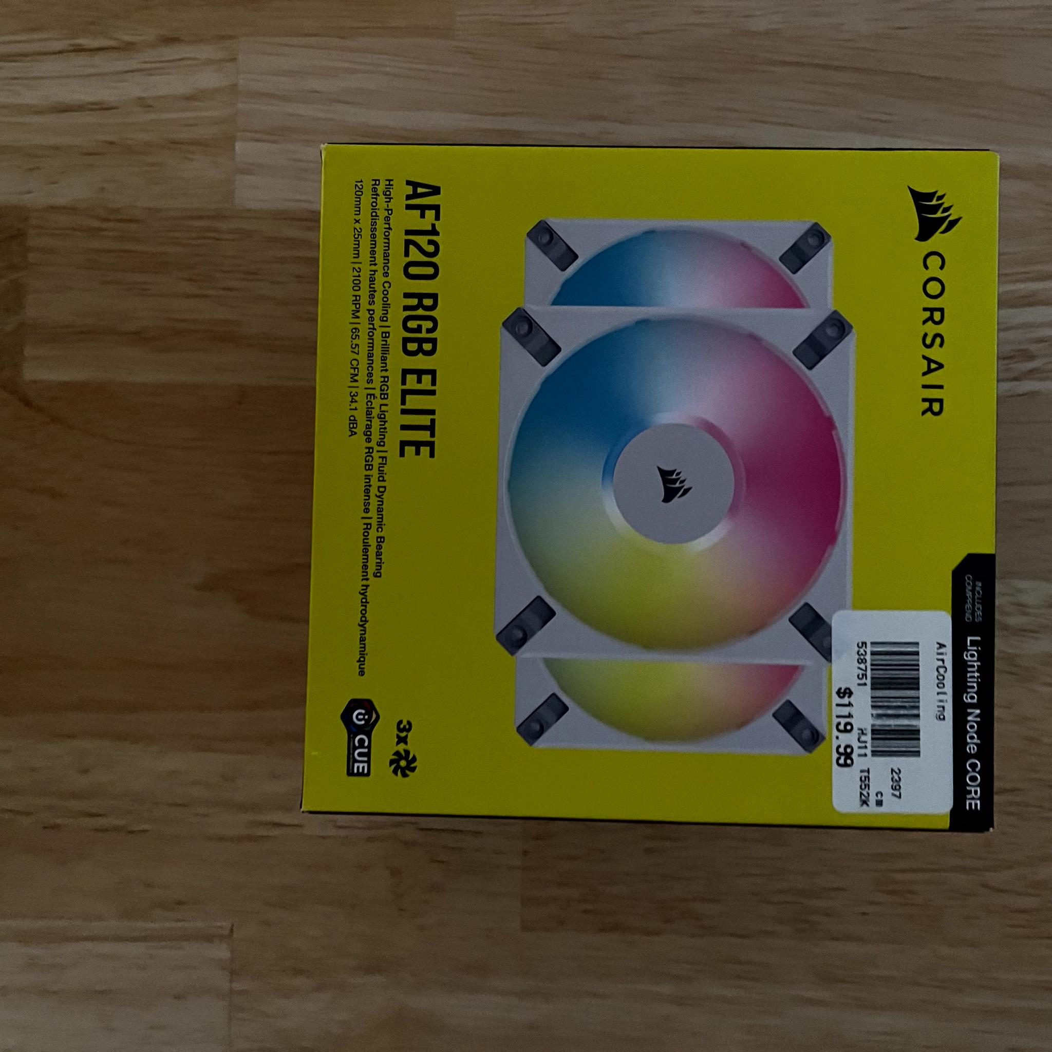 **WHITE** Corsair iCue H150i RGB Elite | AF120 RGB Elite fan 3-pack