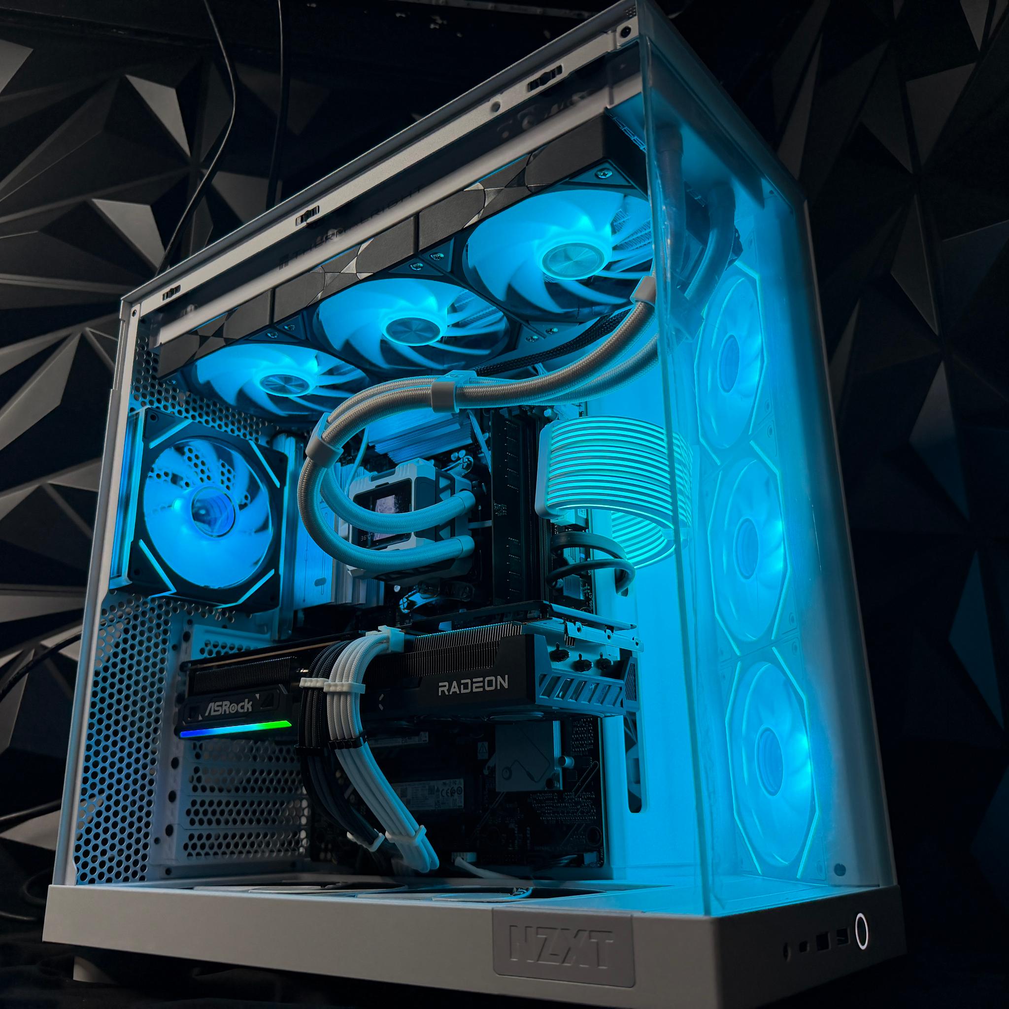 🖤❄️ BLACK ICE ❄️🖤Ryzen 9 7900X| RX 9070 | 4.5 TB NVMe| 32 GB DDR5| 850W Gold PSU