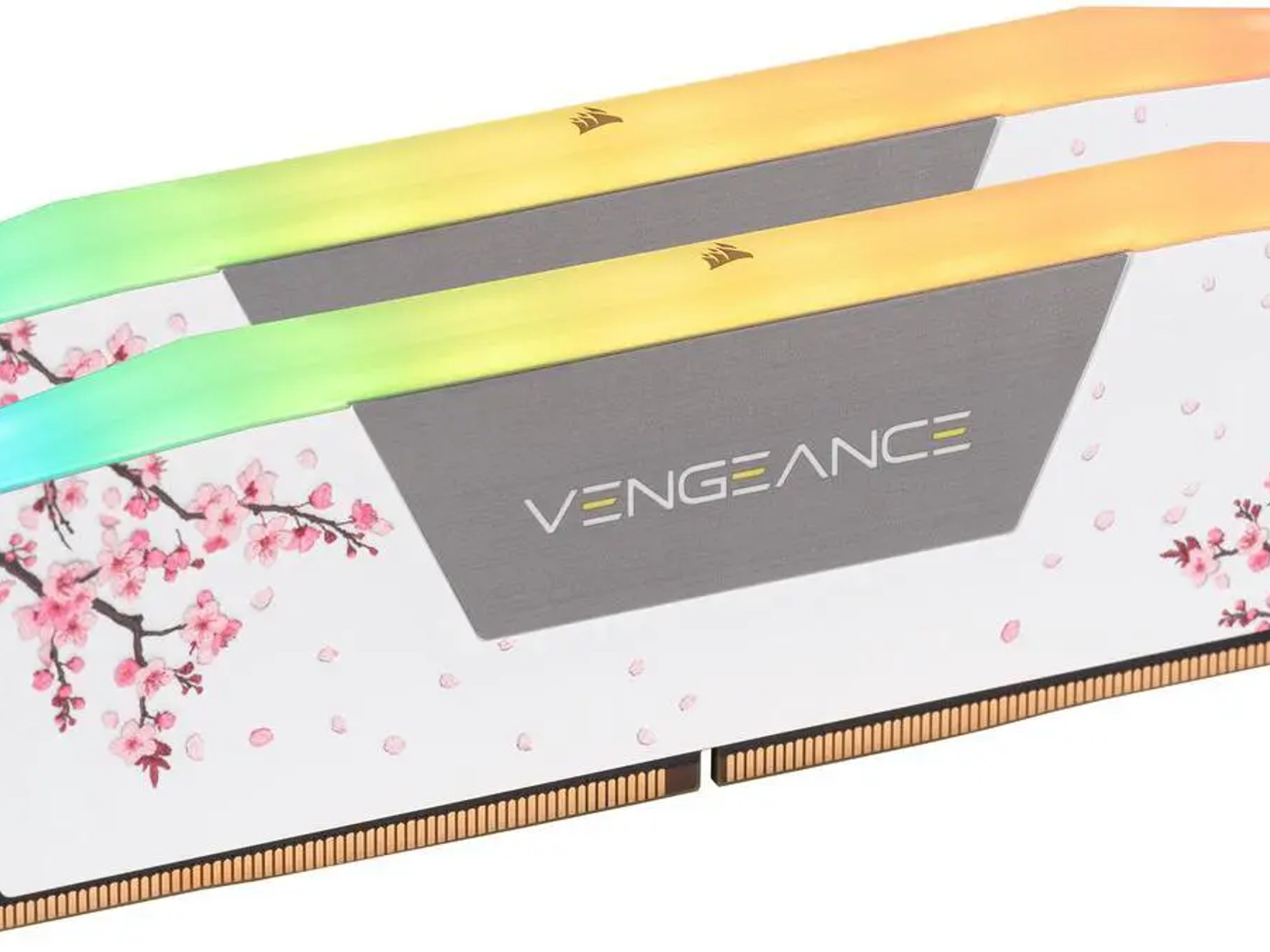 BNIB DDR5 32GB (2x16GB) 6000MHz CL30 Corsair White Special Cherry Blossom Edition RGB RAM