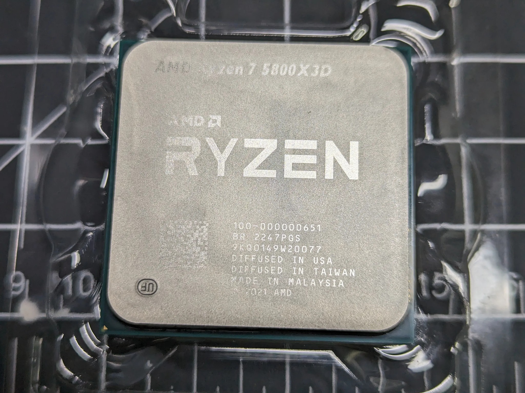 Gently Used AMD Ryzen 7 5800X3D 8-core, 16-Thread Desktop Processor with AMD 3D V-Cache Technology