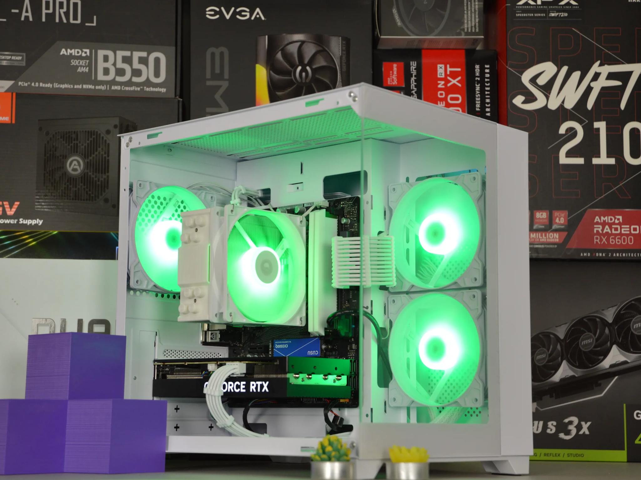 ❄️⬜| RTX 4060 Ti 8GB | RYZEN 5 5600 | 16GB DDR4 RAM | 1TB NVME SSD | Snow Box |