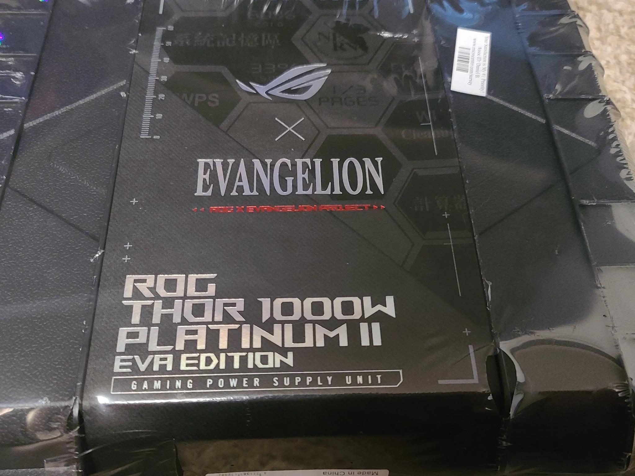ROG Thor 1000w platinum 2 Eva edition Rog Evangelion