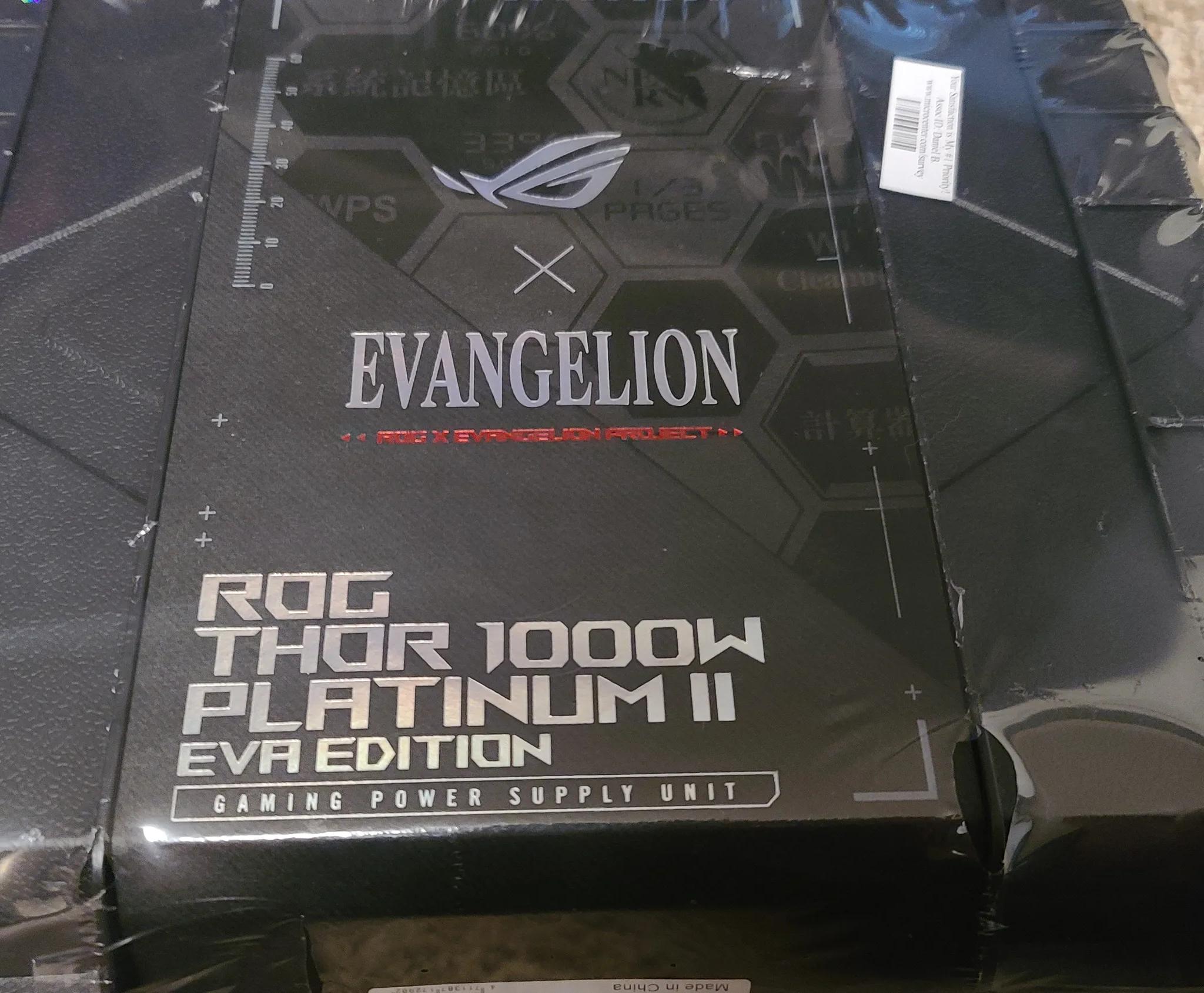 ROG Thor 1000w platinum 2 Eva edition Rog Evangelion