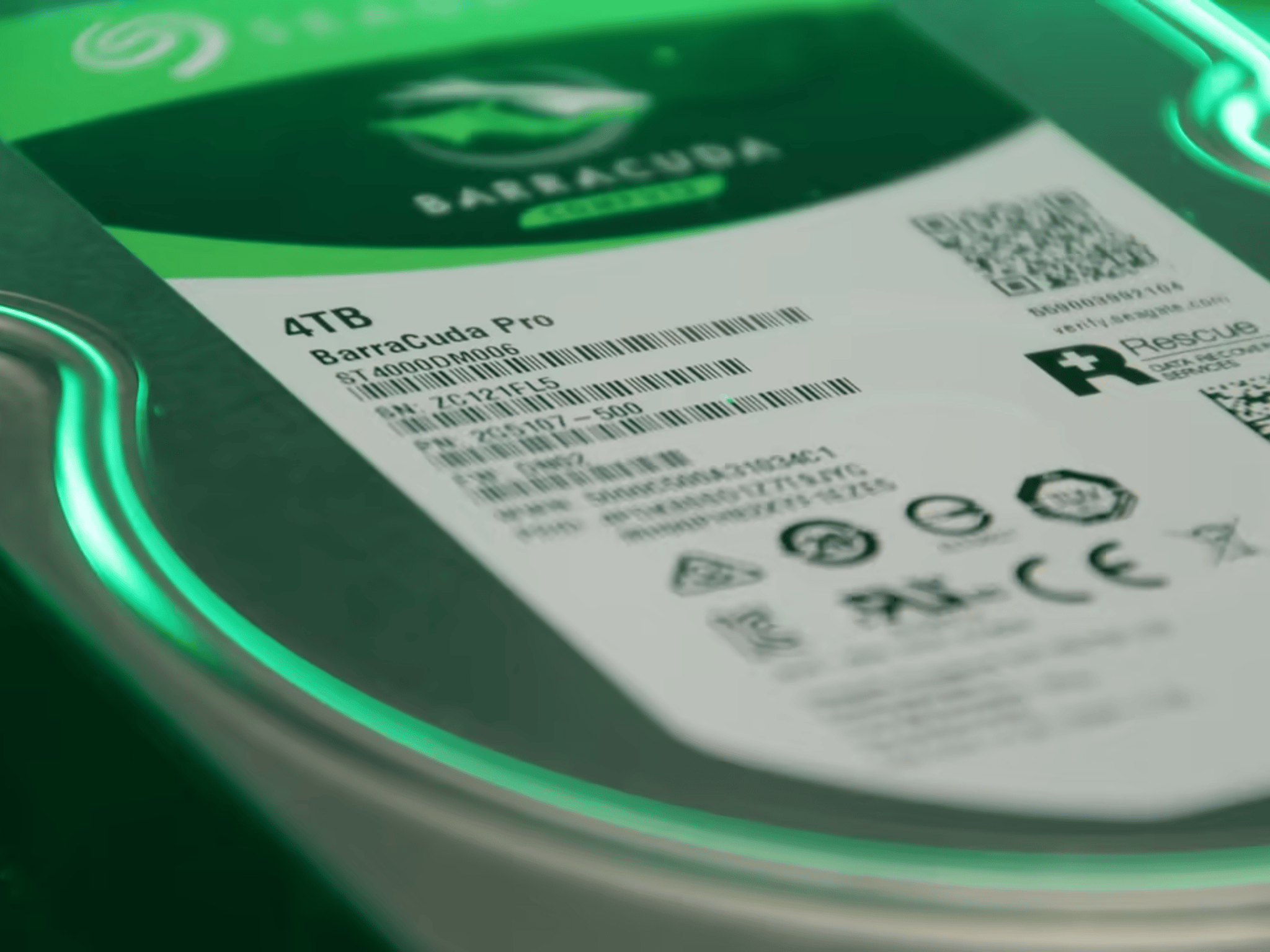 4TB Seagate BarraCuda Pro 7,200RPM Internal 3.5" Hard Drive