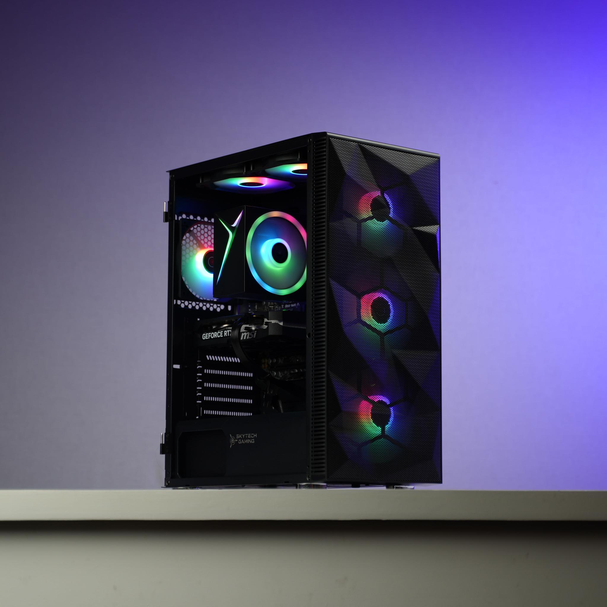 \ RF-02 / RTX 5060 Ryzen 5 5600X 16GB 1TB Windows 11 Gaming PC Powerhouse