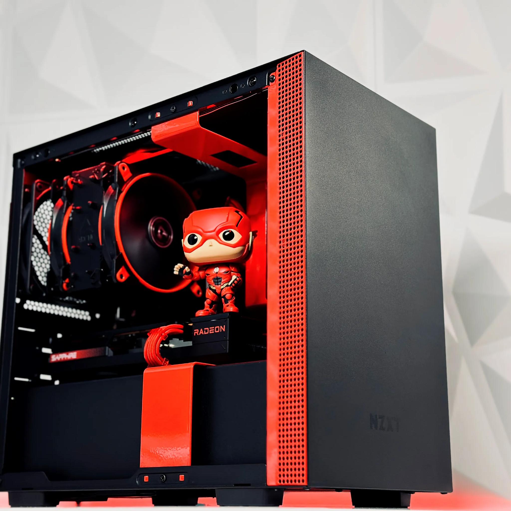 ❤️‍🔥⚡️🏃🏻 The Flash ⚡️Gaming PC⚡️AMD RX 7600 8GB⚡️AMD Ryzen 5 5500⚡️16GB DDR4⚡️1TB SSD
