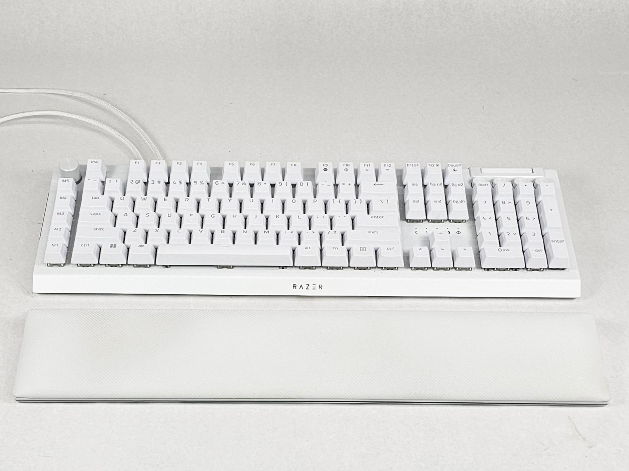 Razer BlackWidow V4 Pro White Edition Mechanical Gaming Keyboard - White Wired
