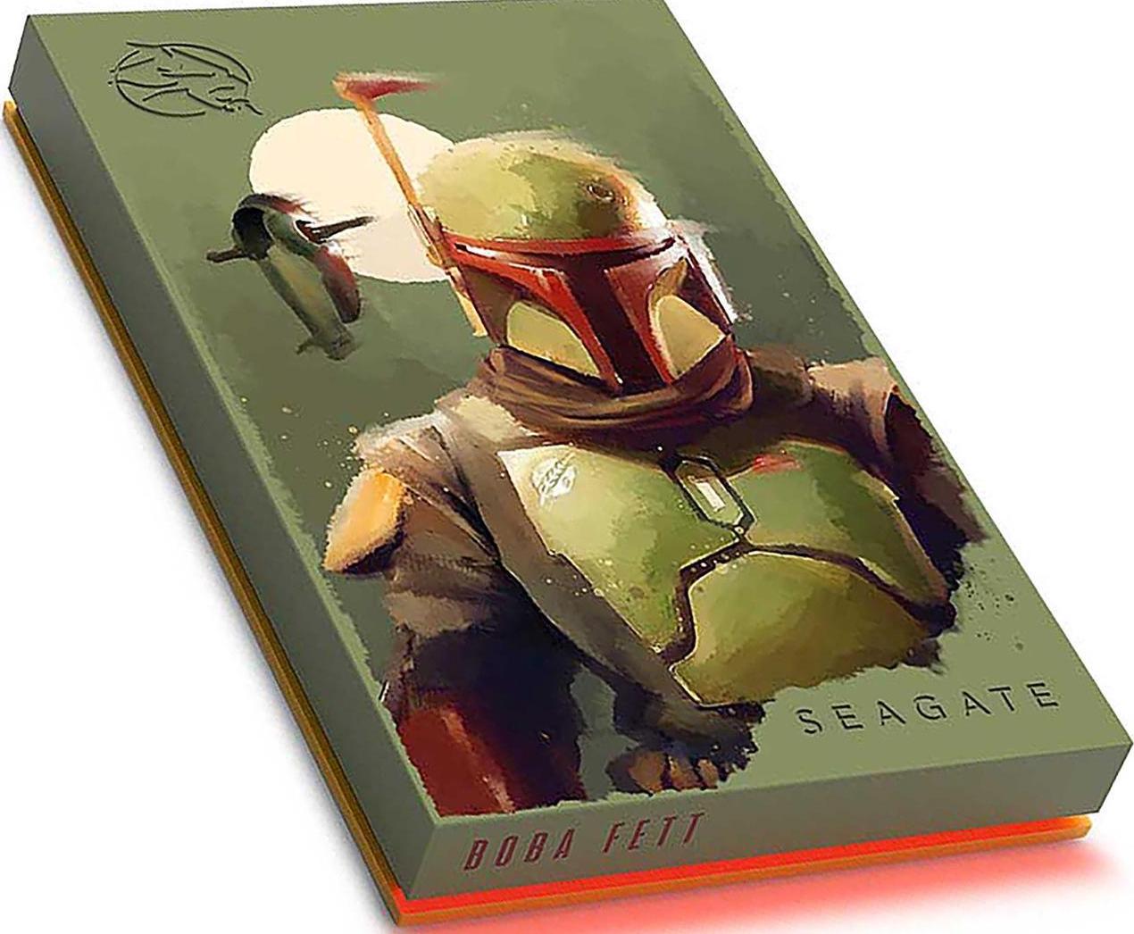 BNIB Seagate FireCuda External Gaming Hard Drive 2TB -Star Wars Boba Fett
