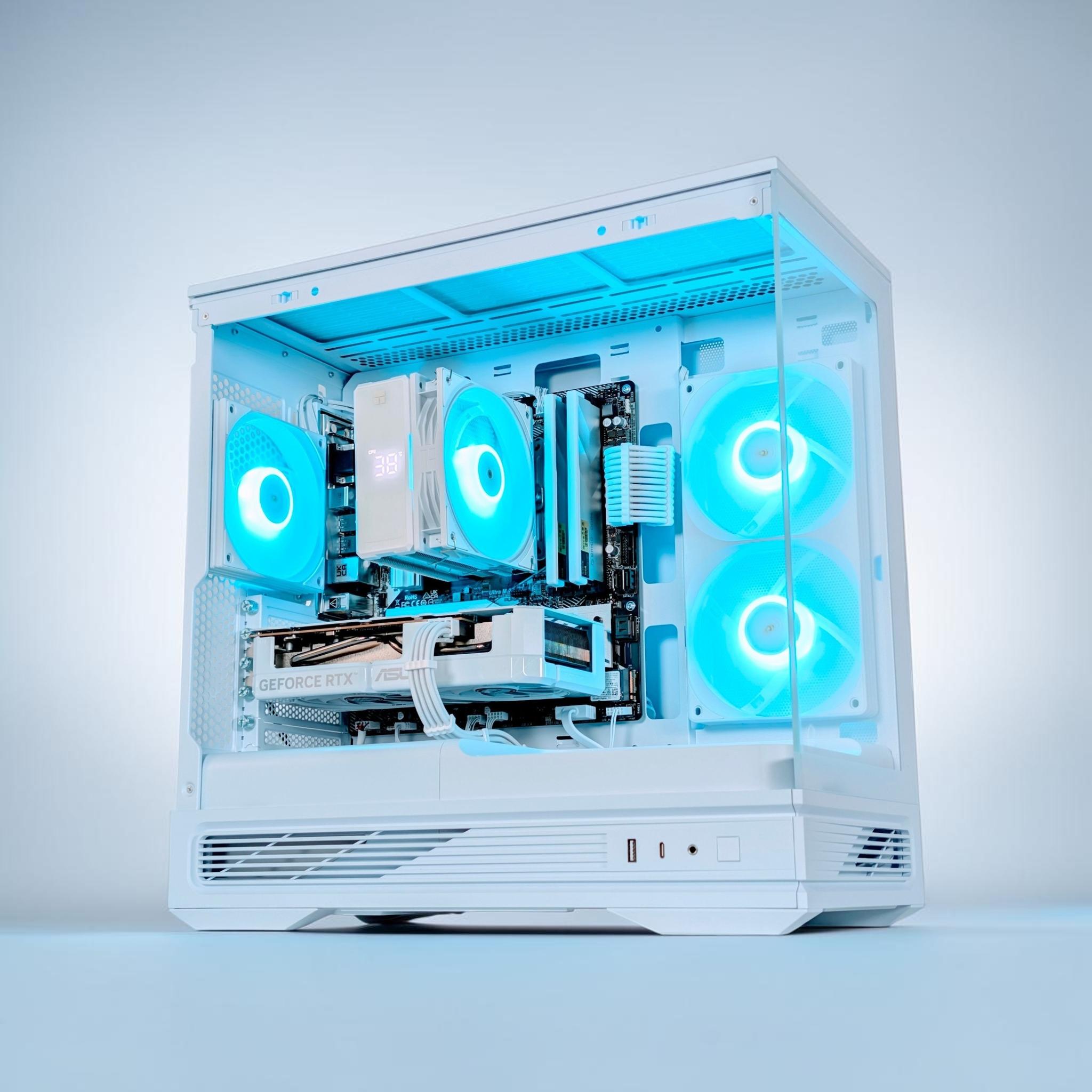 🤍🧊 Iceberg🧊Gaming PC❄️Nvidia RTX 5060 8GB❄️ AMD Ryzen 5 5500❄️16GB DDR4 RAM❄️1 TB