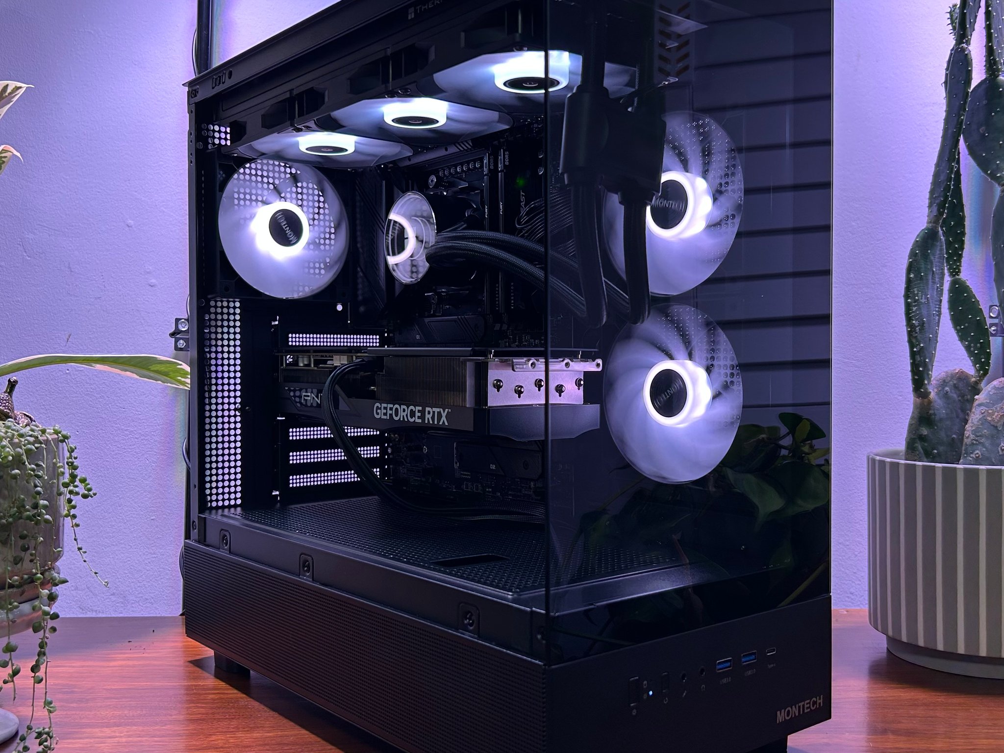 RTX 5070 Ti | Ryzen 7 7700X | 32GB DDR5 | 2TB SSD | 850W PSU | 360mm AIO | Montech XR