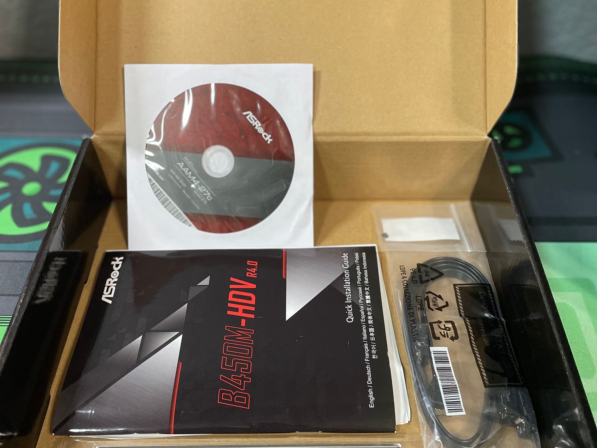 AMD Ryzen 5 4500 + ASRock B450M-HDV R4.0 CPU & Motherboard Combo (BIOS Updated!)