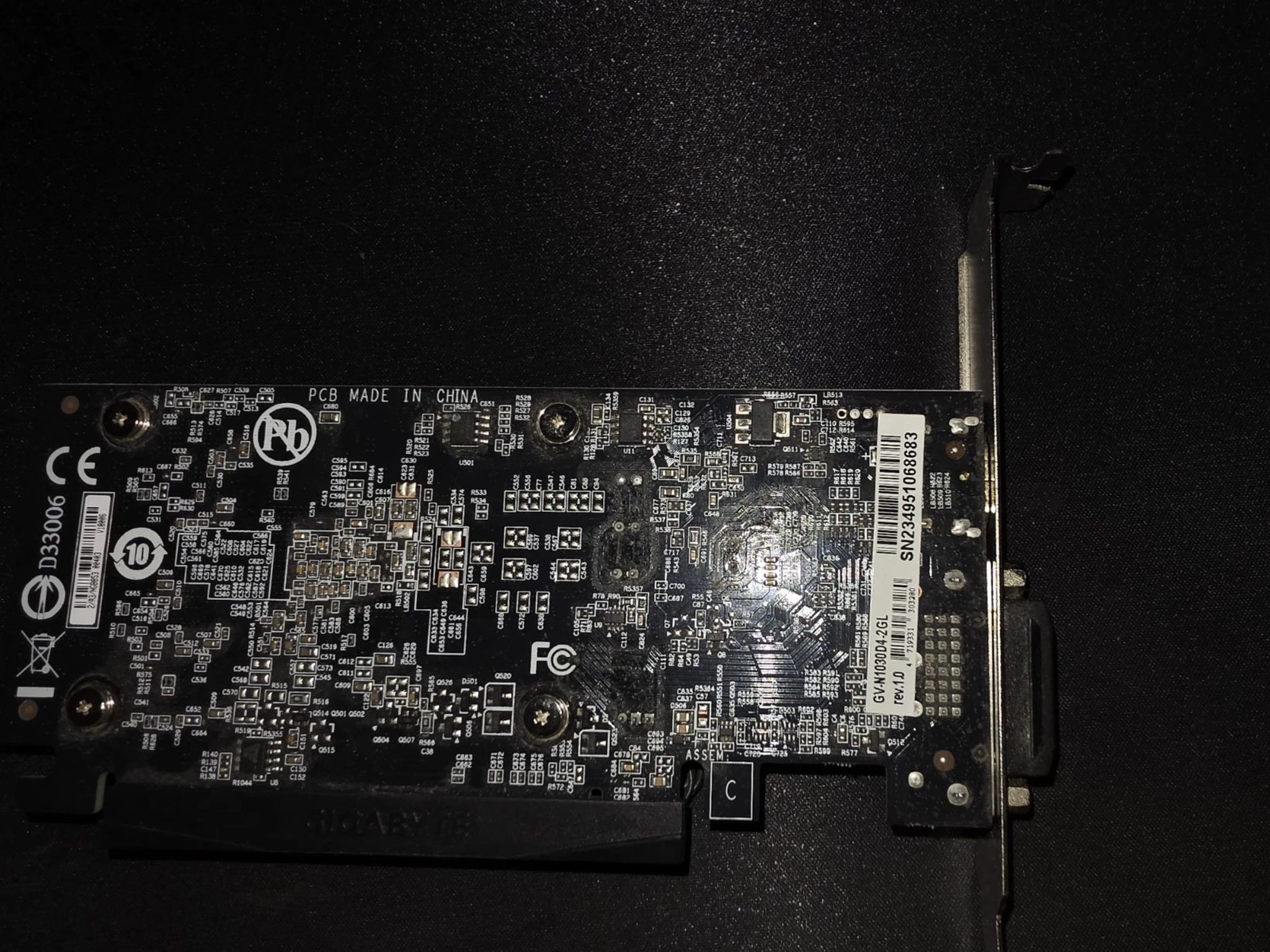 GIGABYTE GV-N1030D4-2GL