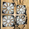 NZXTWhite  RGB fans 2x120mm + 2x140mm