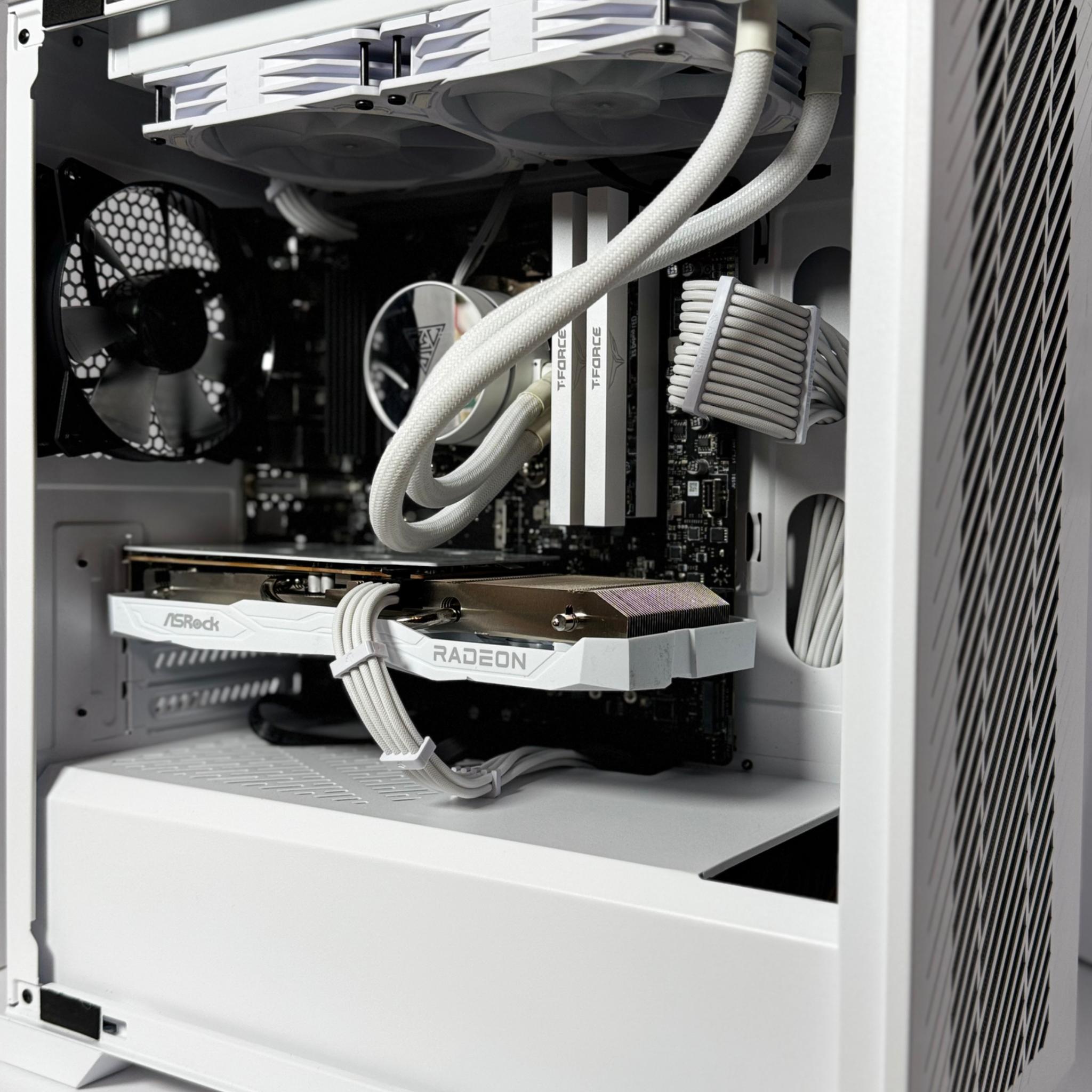🥛OREO BEAST⚫ R5 5500 | RX 6600 | 1TB SSD | WIN 11 | BT/WIFI