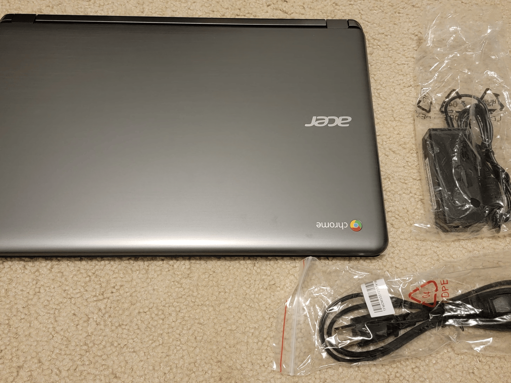Acer Chromebook 15 CB3-531-C4A5 Granite Gray New In Box