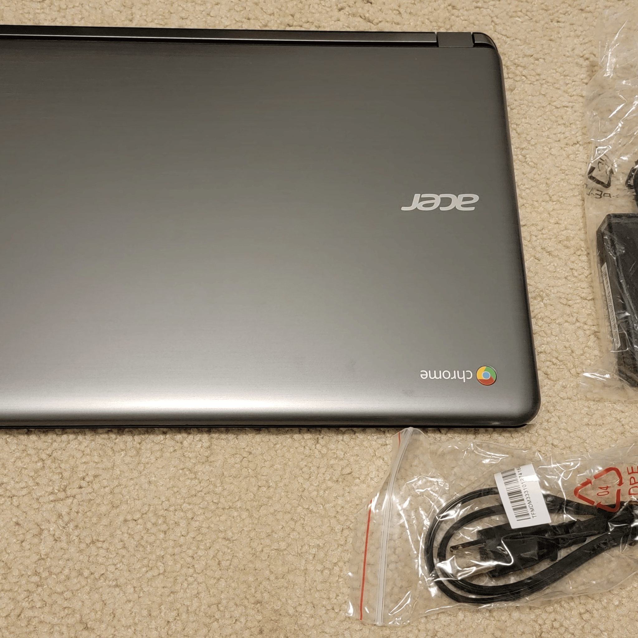 Acer Chromebook 15 CB3-531-C4A5 Granite Gray New In Box