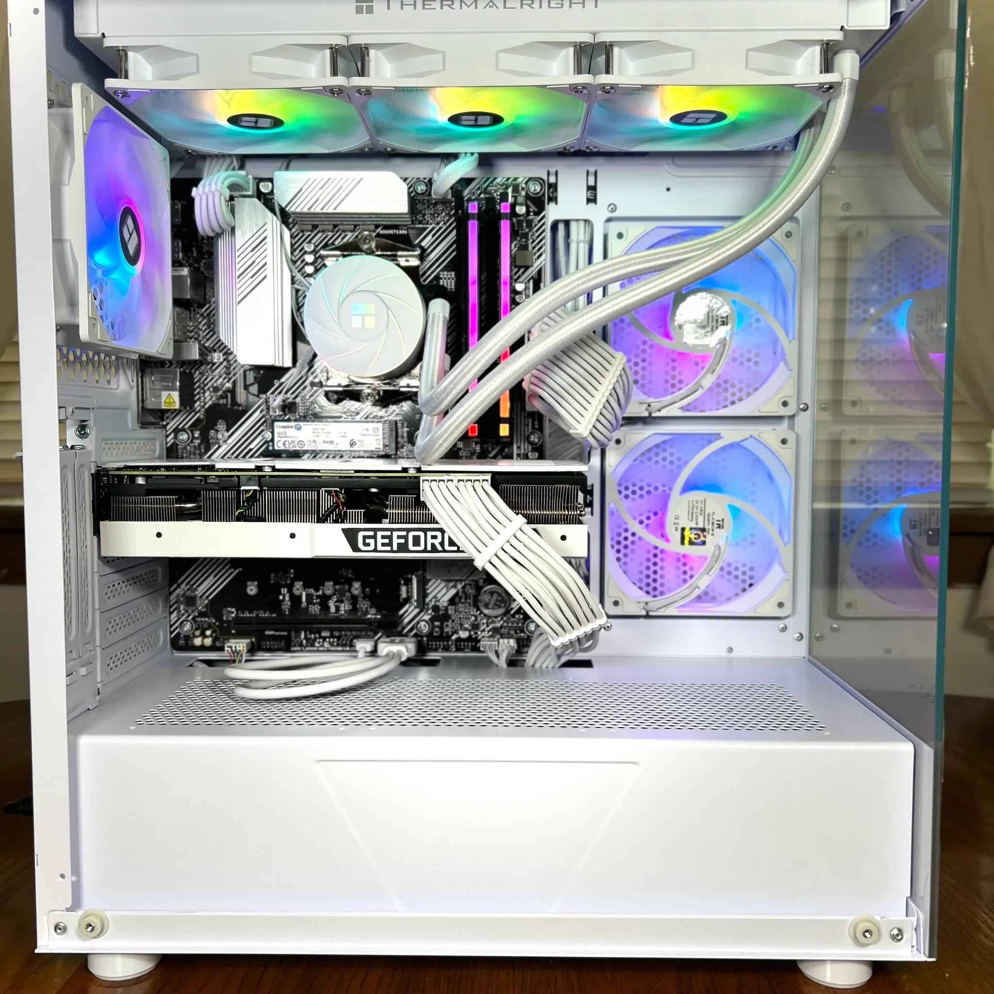 ❄️RTX 3080 | Ryzen 5 5600x ❄️ 1440p Ready ❄️ White Gaming PC ❄️