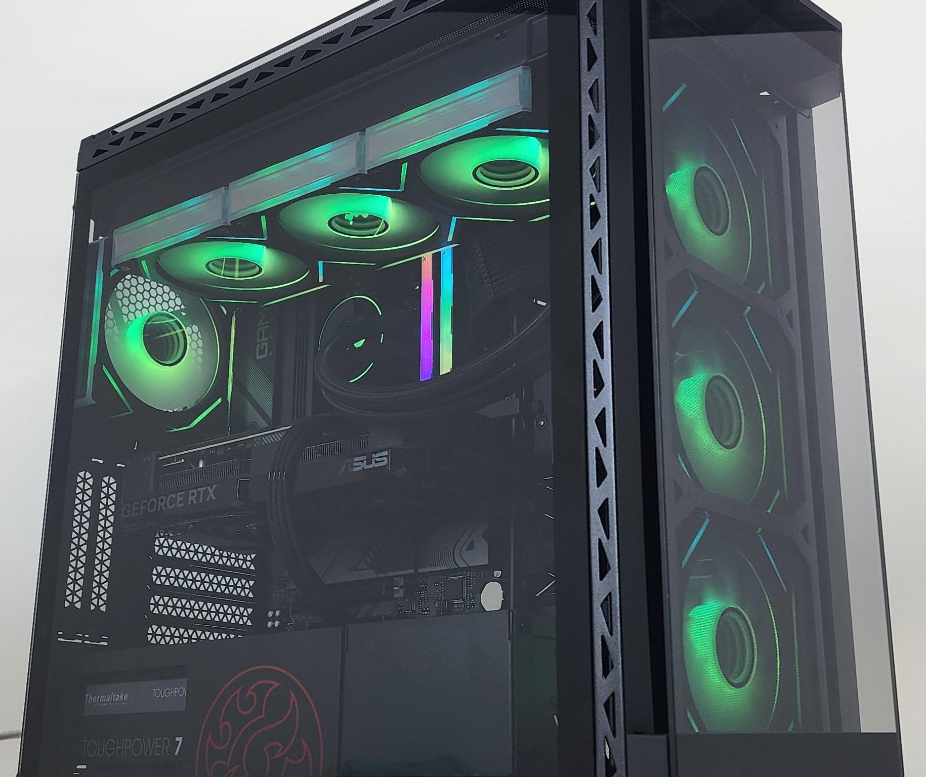 Gaming PC Ryzen 5 9600X 32GB RAM 1TB SSD RTX 4070 12GB Windows 11 Computer