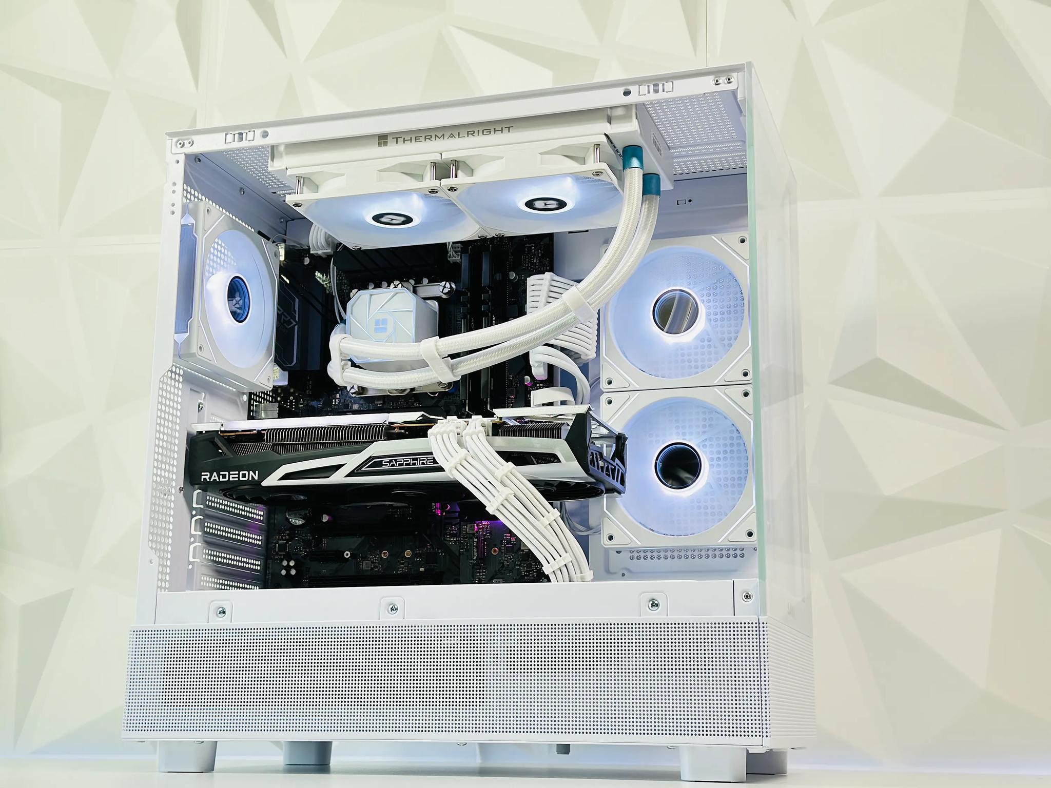 💥4️⃣➡💵|| Liquid Cooled Gaming PC🚀AMD RX 6700 XT 12GB🚀Intel i7 10700 8 core🚀32GB DDR4🚀1TB NVME
