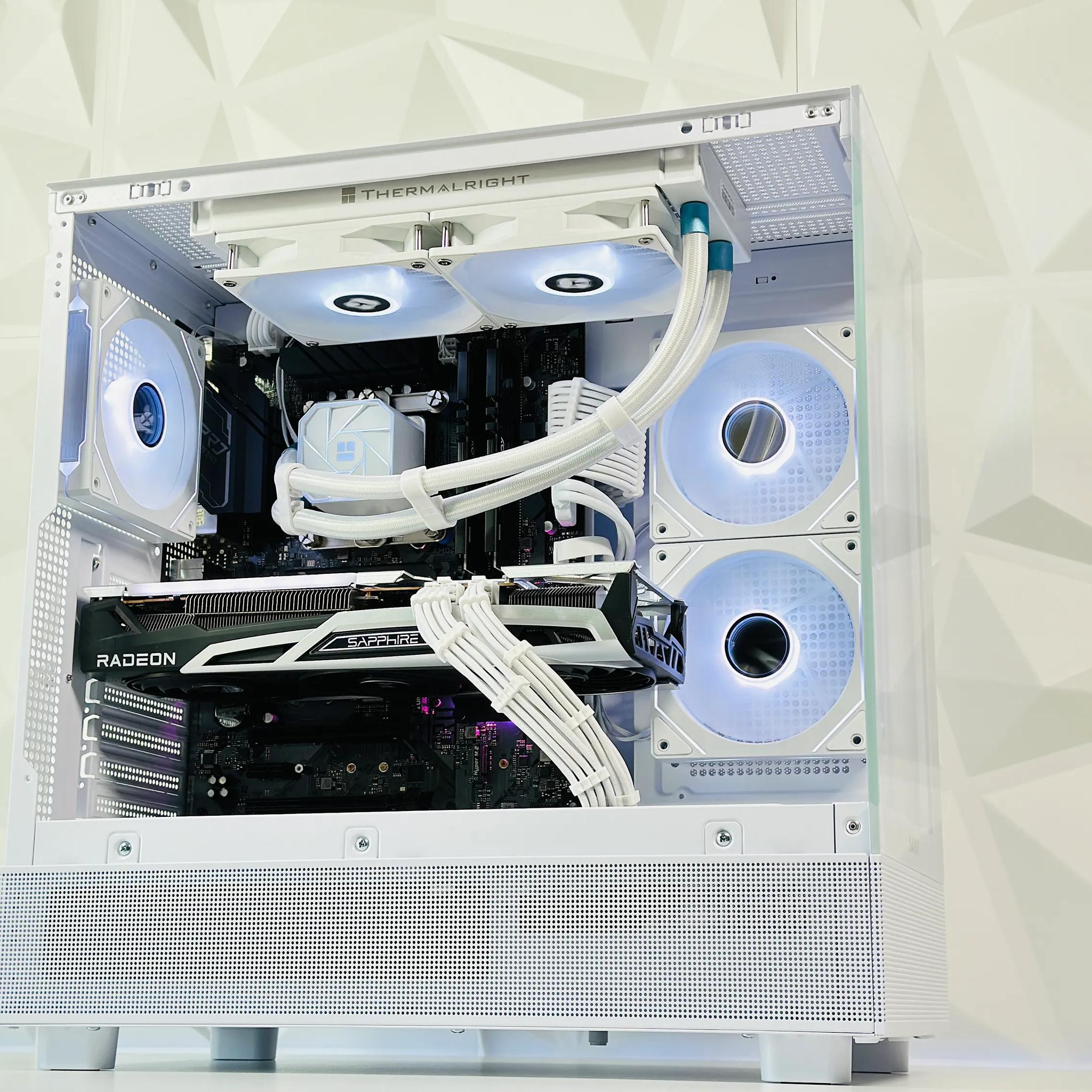💥4️⃣➡💵|| Liquid Cooled Gaming PC🚀AMD RX 6700 XT 12GB🚀Intel i7 10700 8 core🚀32GB DDR4🚀1TB NVME