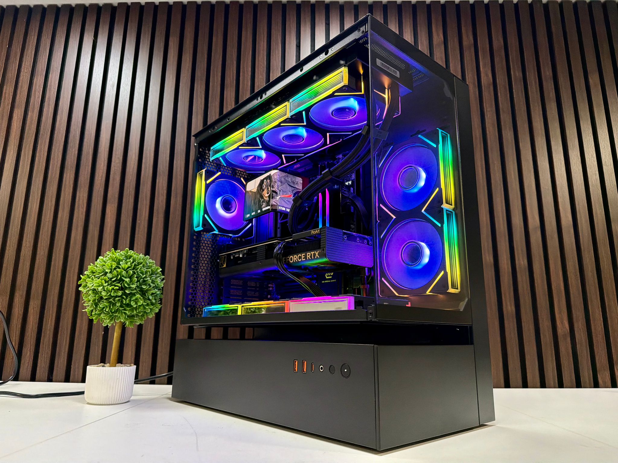 RTX 4080 Super | Ryzen 9850X3D | 32GB DDR5 | 2TB M.2 | 1300 Watt Gold PSU | LCD AIO