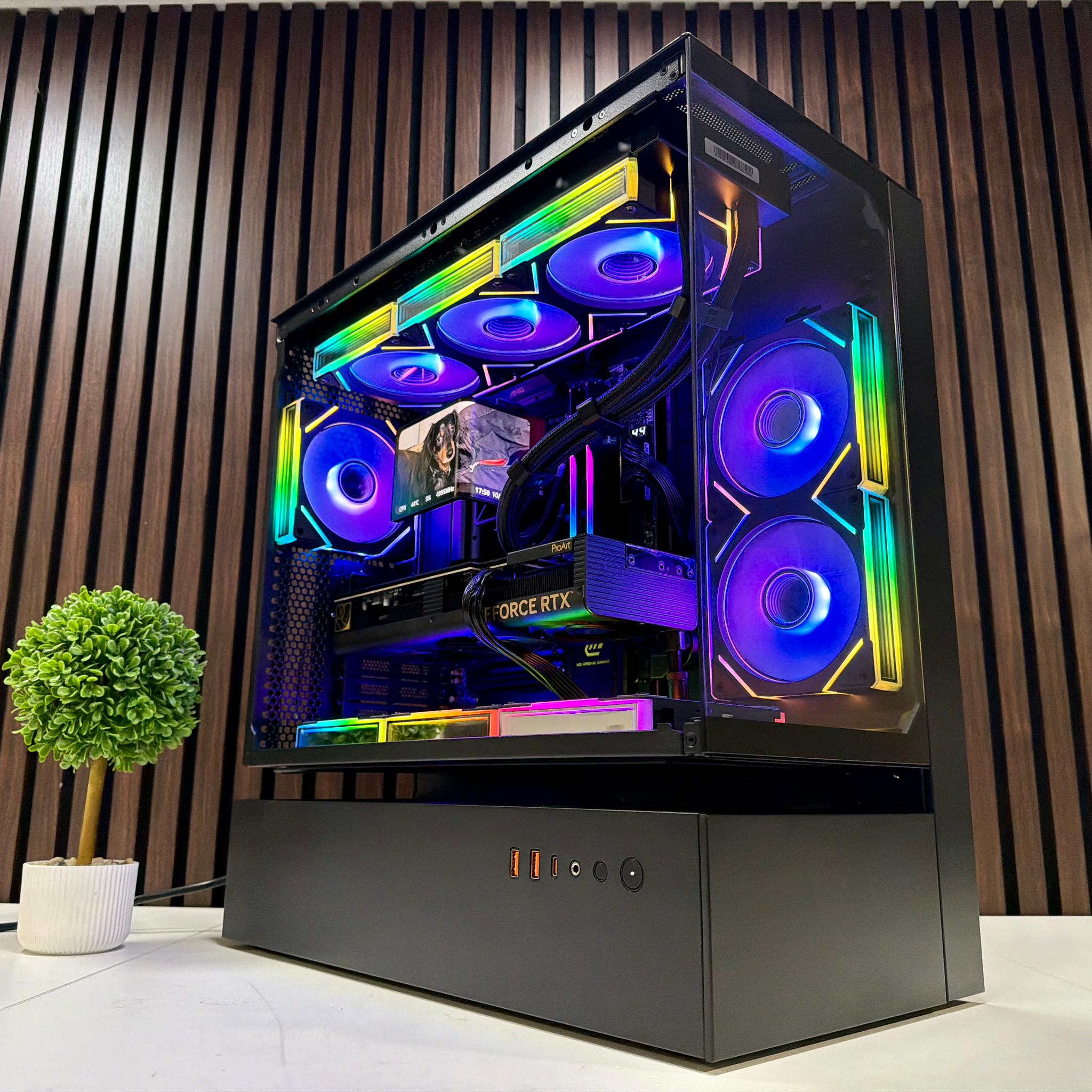 RTX 4080 Super | Ryzen 9850X3D | 32GB DDR5 | 2TB M.2 | 1300 Watt Gold PSU | LCD AIO