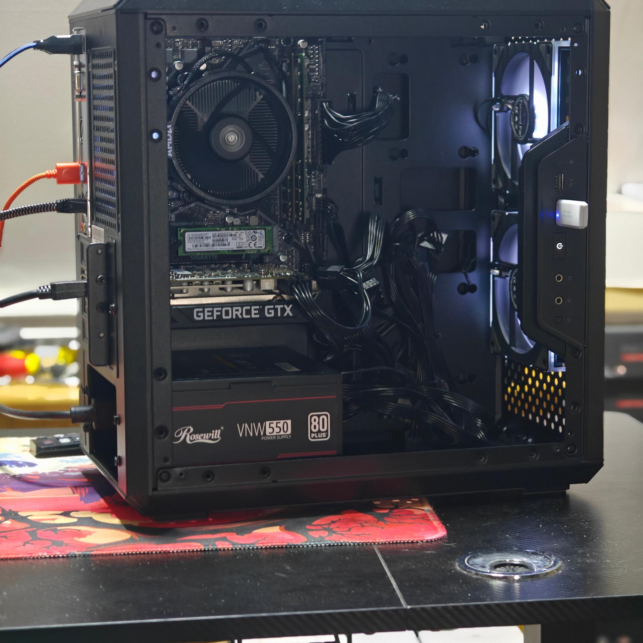1080P GAMING PC|AMD RYZEN 5 3600|16GB DDR4 3200|512GB NVME SSD|NVIDIA GTX 1660S|WINDOWS 11 HOME
